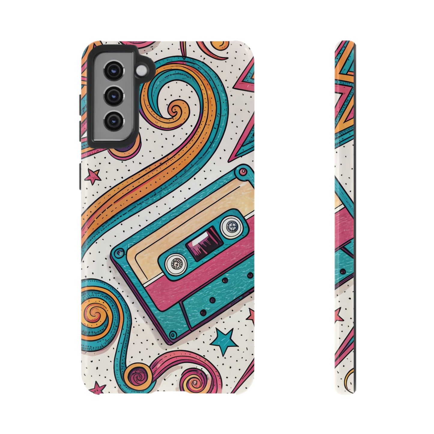 Retro Cassette Samsung Tough Phone Case