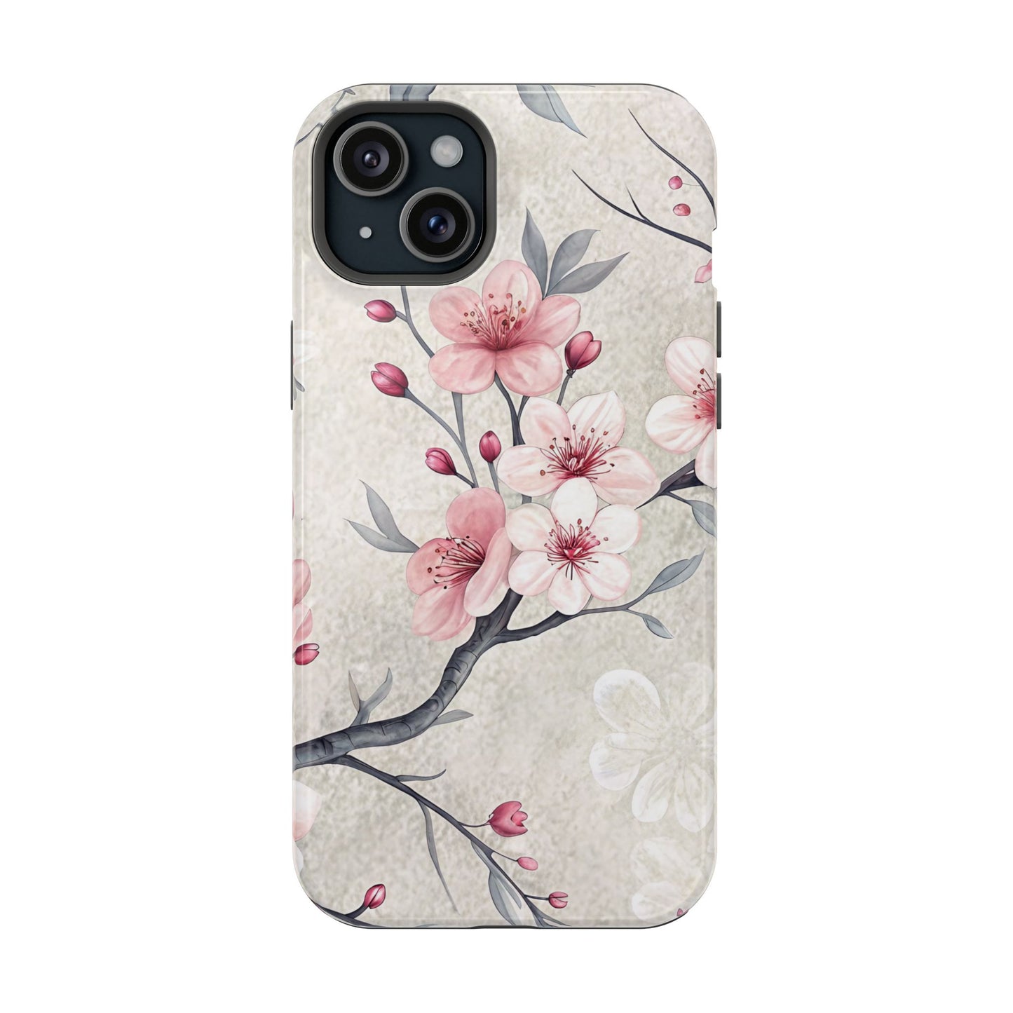 Japanese Cherry Blossom Magnetic iPhone Tough Cases