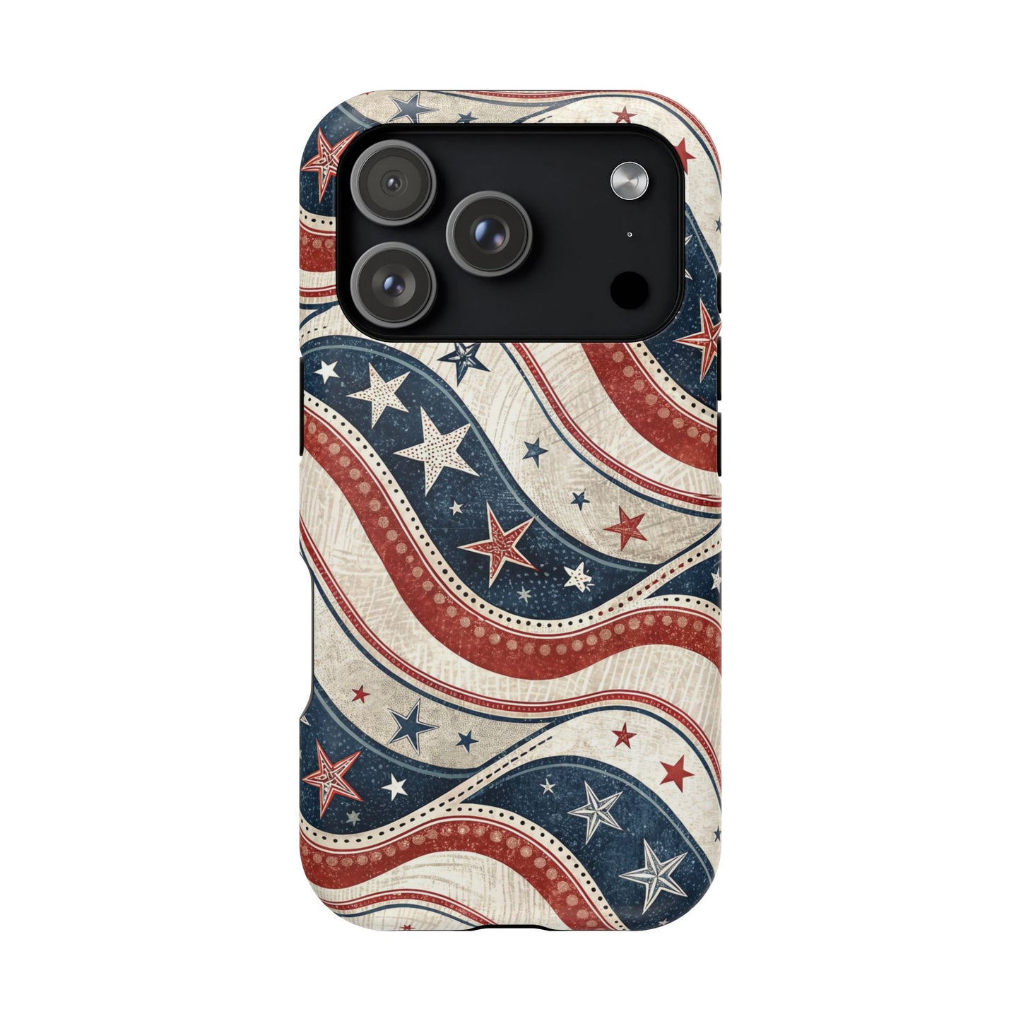 Vintage Patriotic Inspired Ribbon iPhone Case
