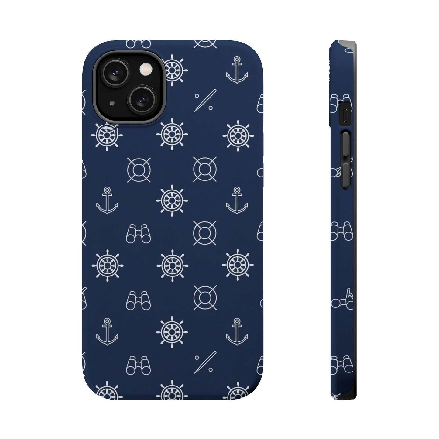 Minimalist Nautical iPhone Case — Magnetic Impact-Resistant Phone Case