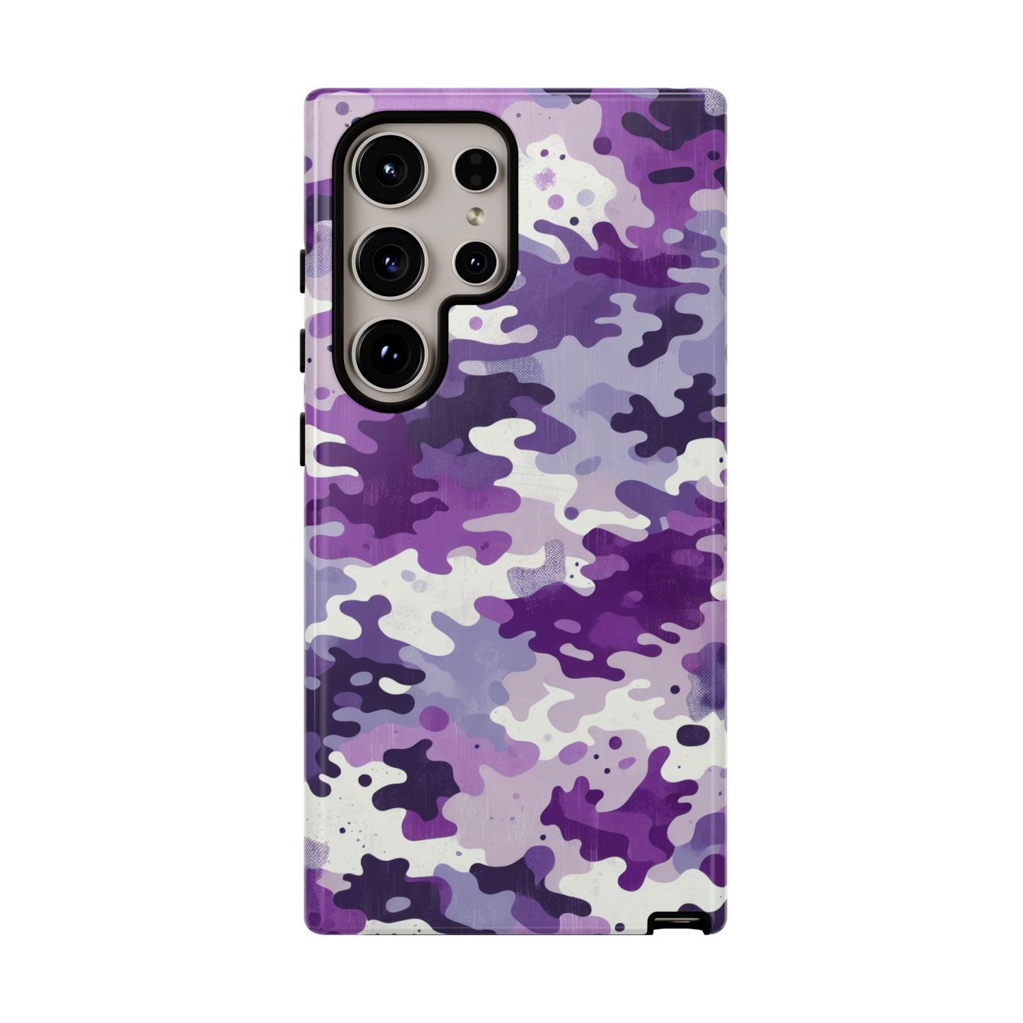 Purple Camouflage Samsung Phone Case
