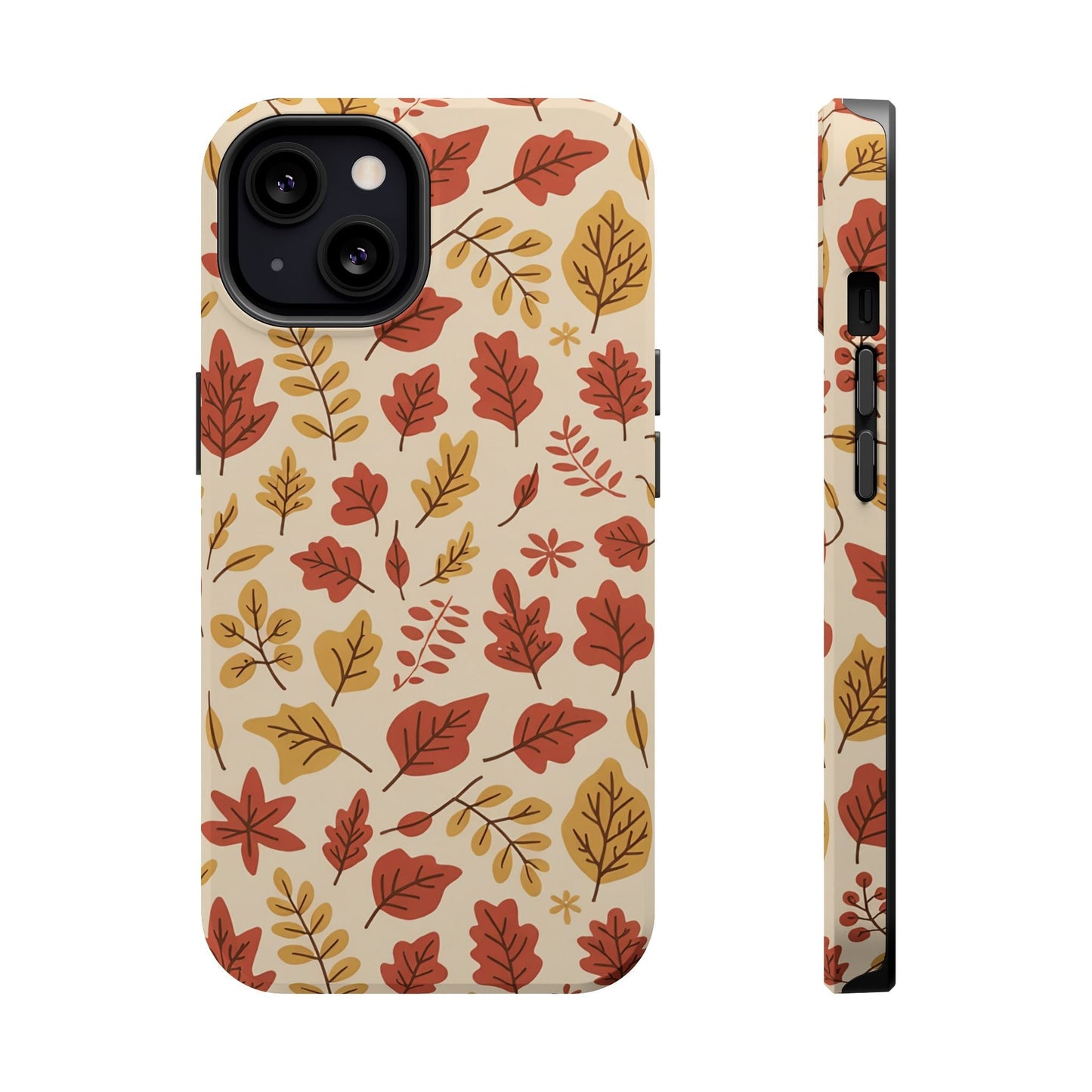 Fall Leaves iPhone case with autumn leaf pattern and durable protective design