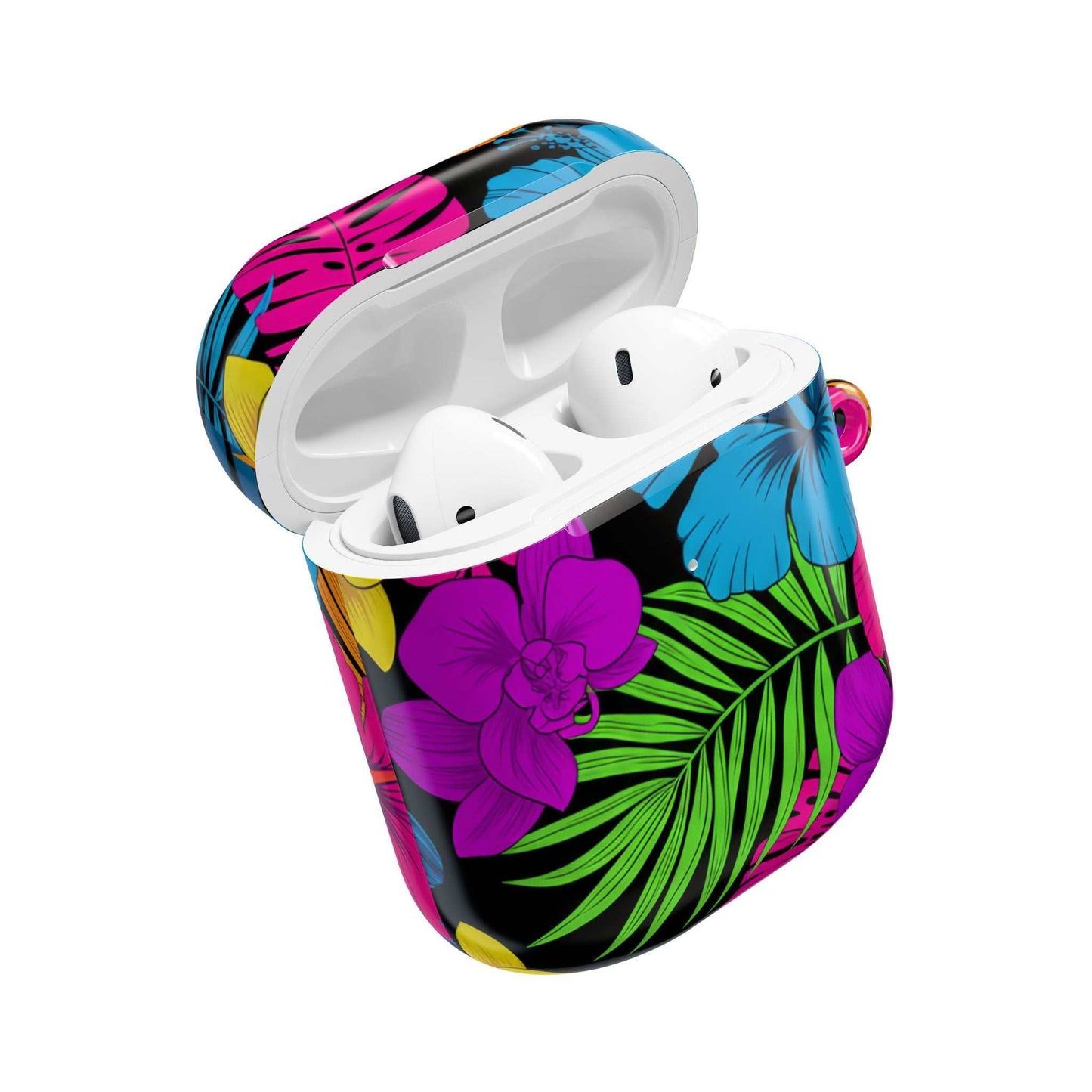 Modern Tropical Floral AirPod Case