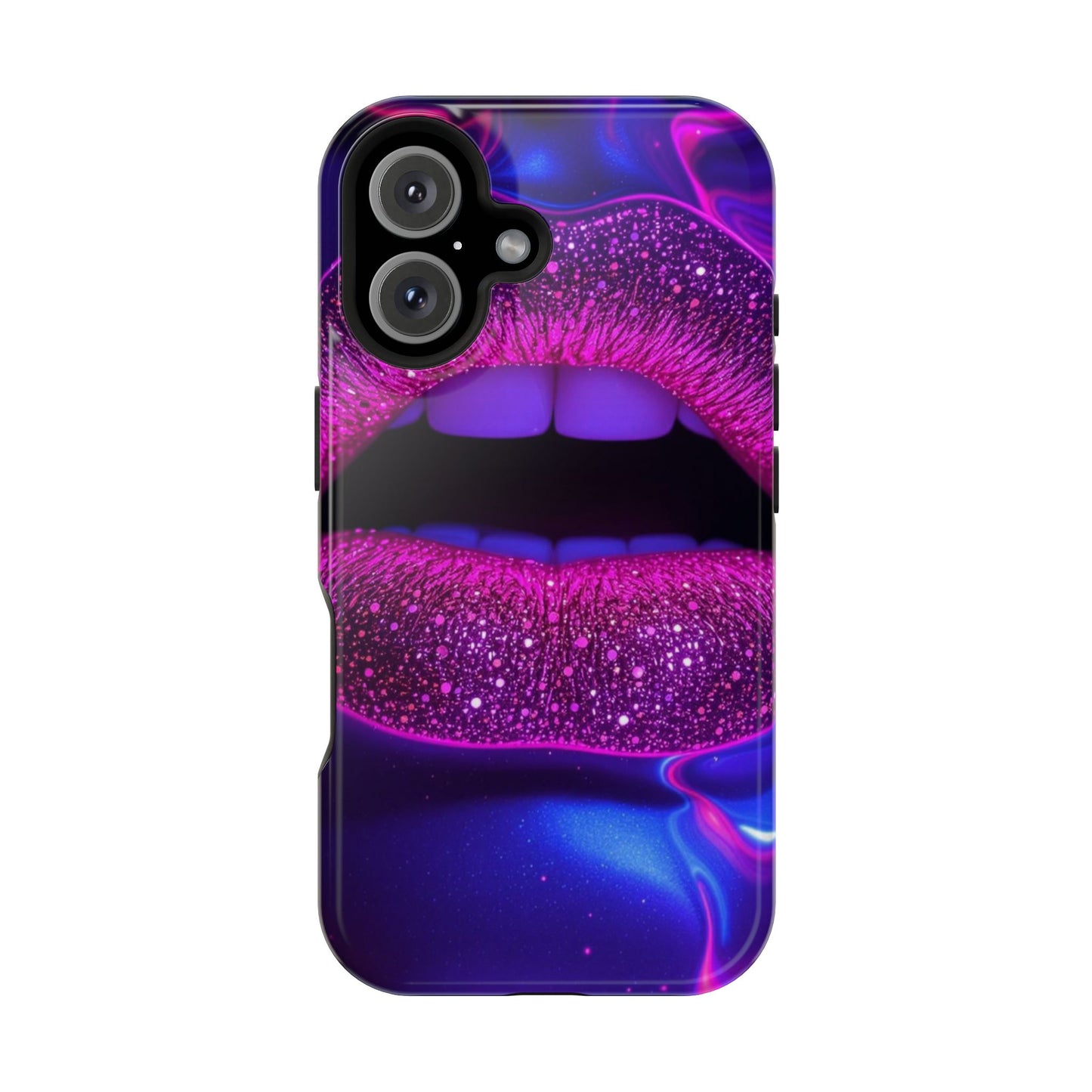 Purple Kiss Design iPhone Tough Case