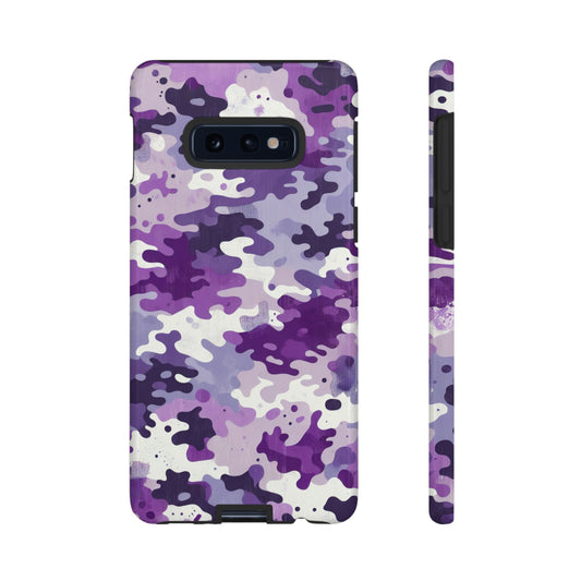 Purple Camouflage Samsung Phone Case