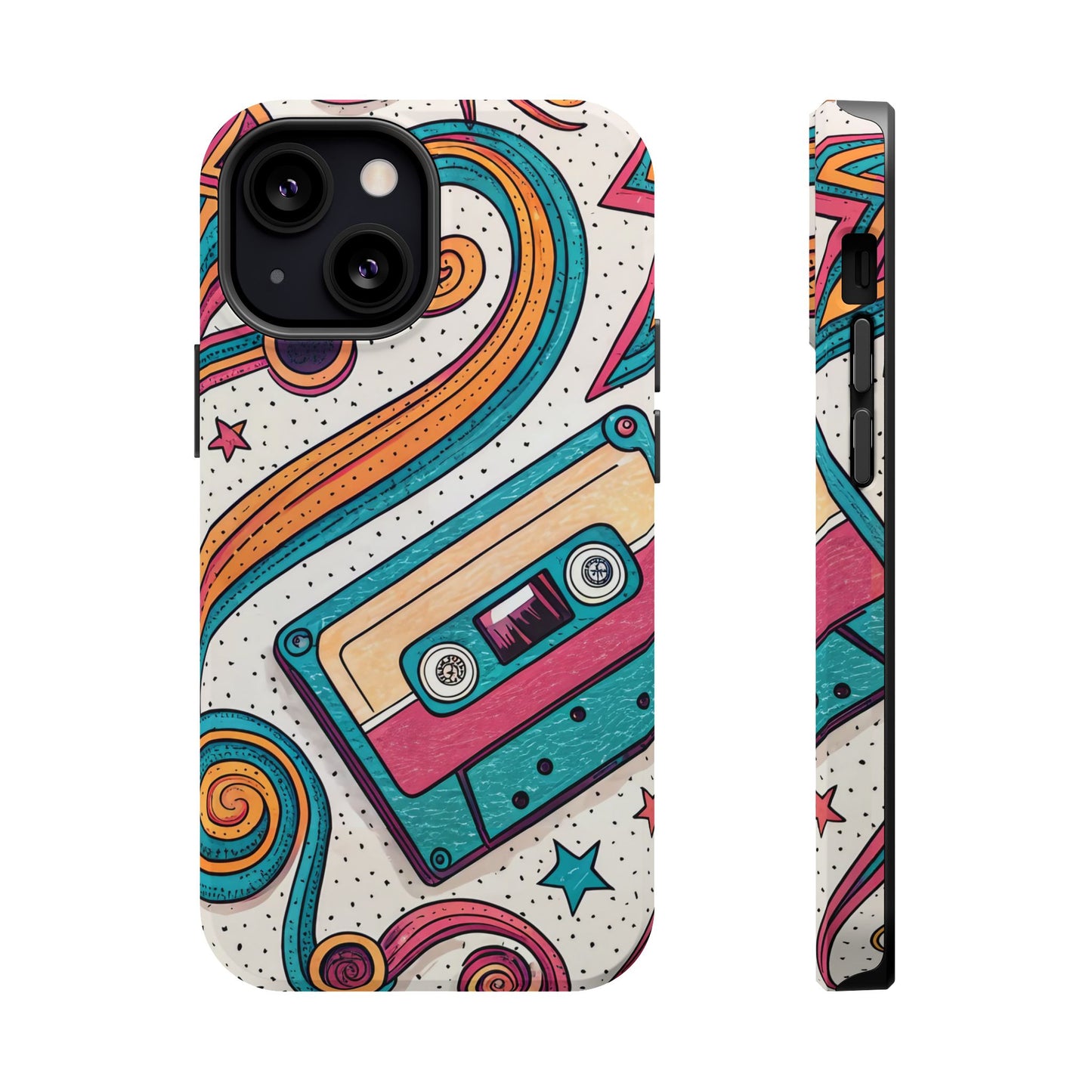 Retro Cassette Design iPhone Tough Case