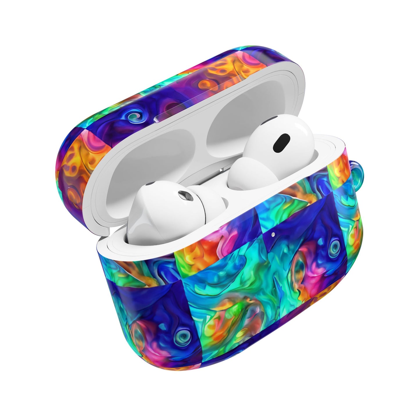 Abalone Swirl AirPod Case — Glowing Shell Protective Cover