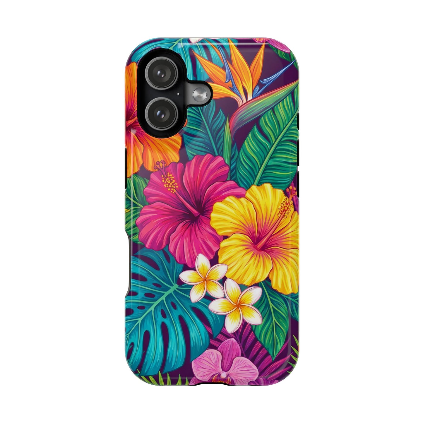 Vibrant Tropical iPhone Tough Case — Magnetic Impact-Resistant
