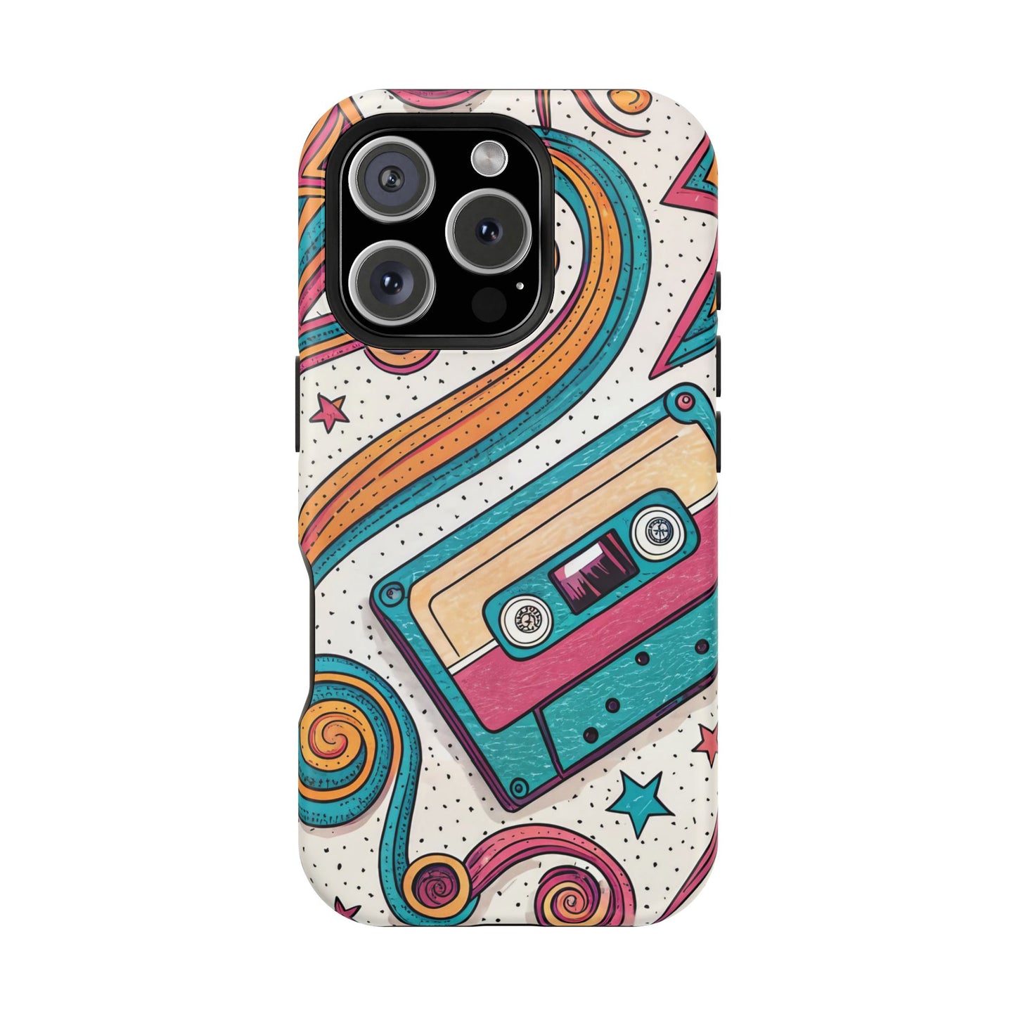 Retro Cassette Design iPhone Tough Case