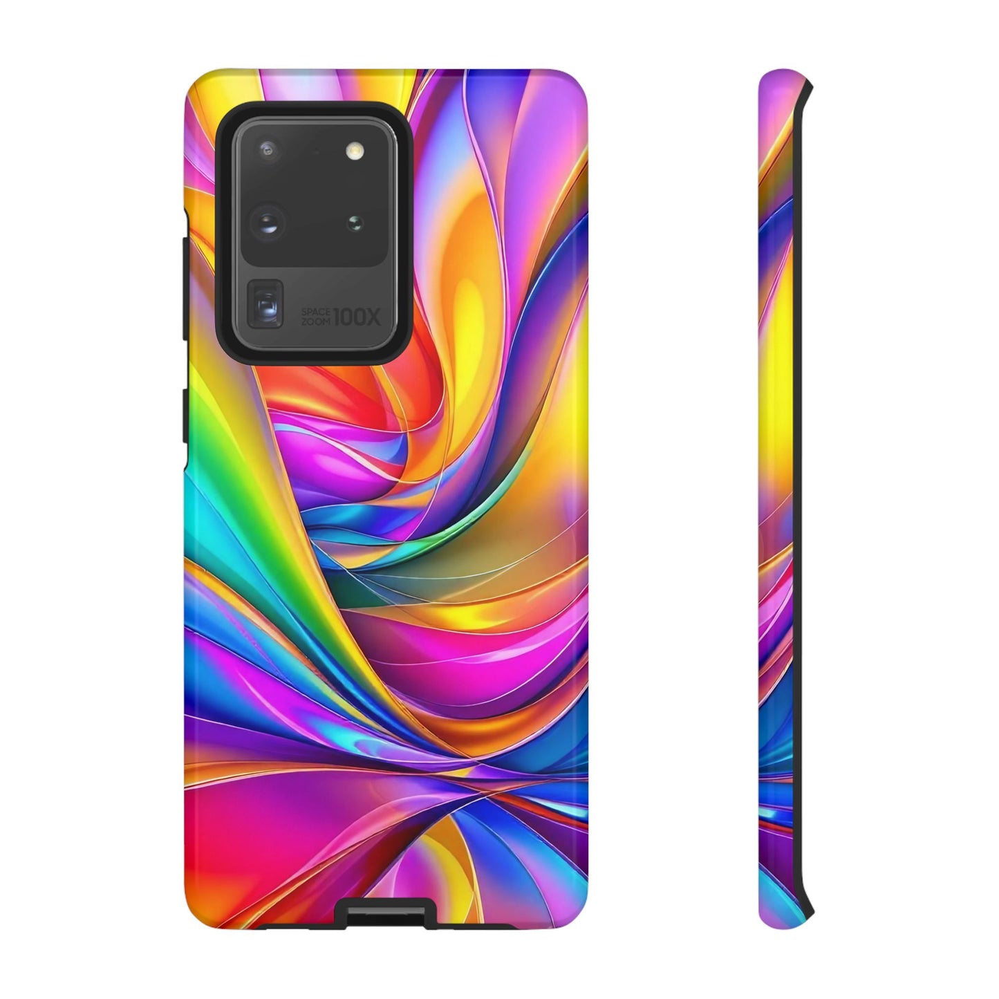 Deconstructed Rainbow Wave Samsung Tough Case