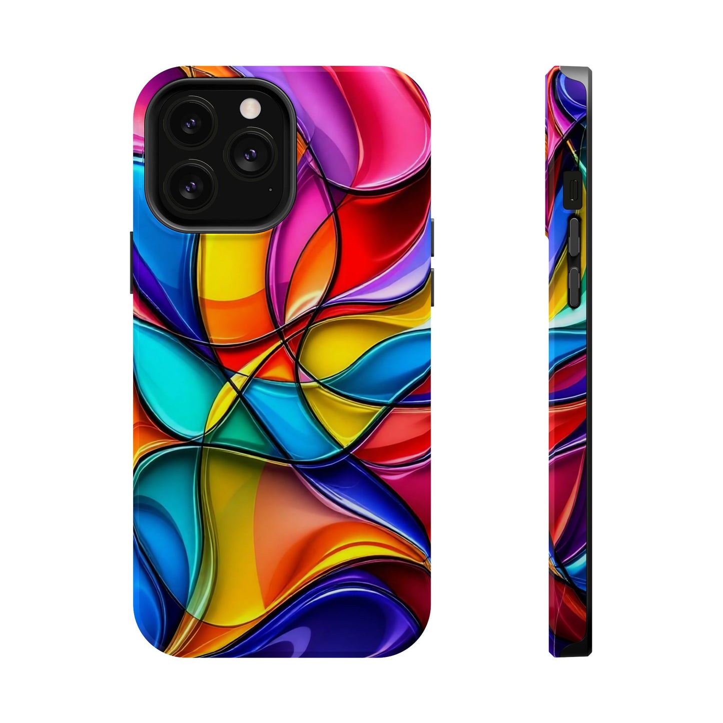 Rainbow Pride Art Design iPhone Tough Case