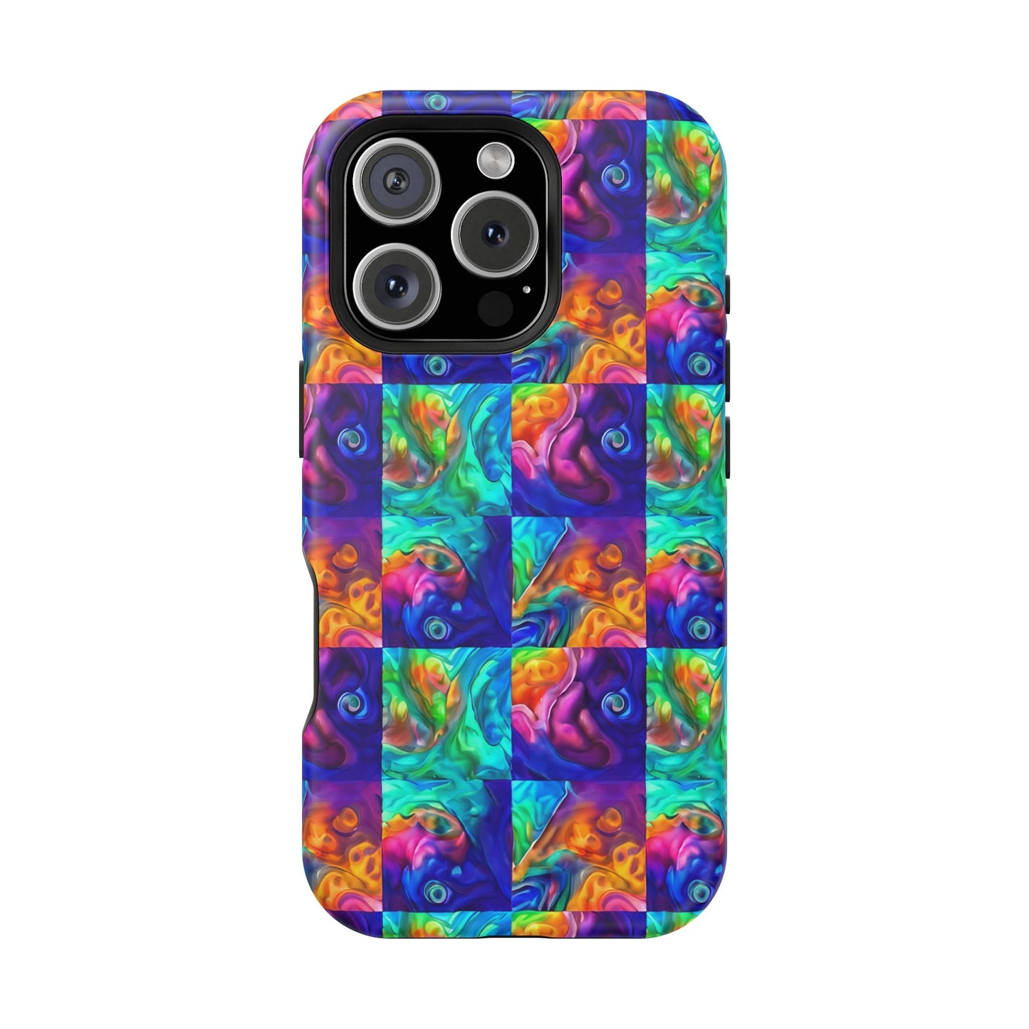 Abalone Swirl iPhone Case — Glowing Shell Impact-Resistant Case