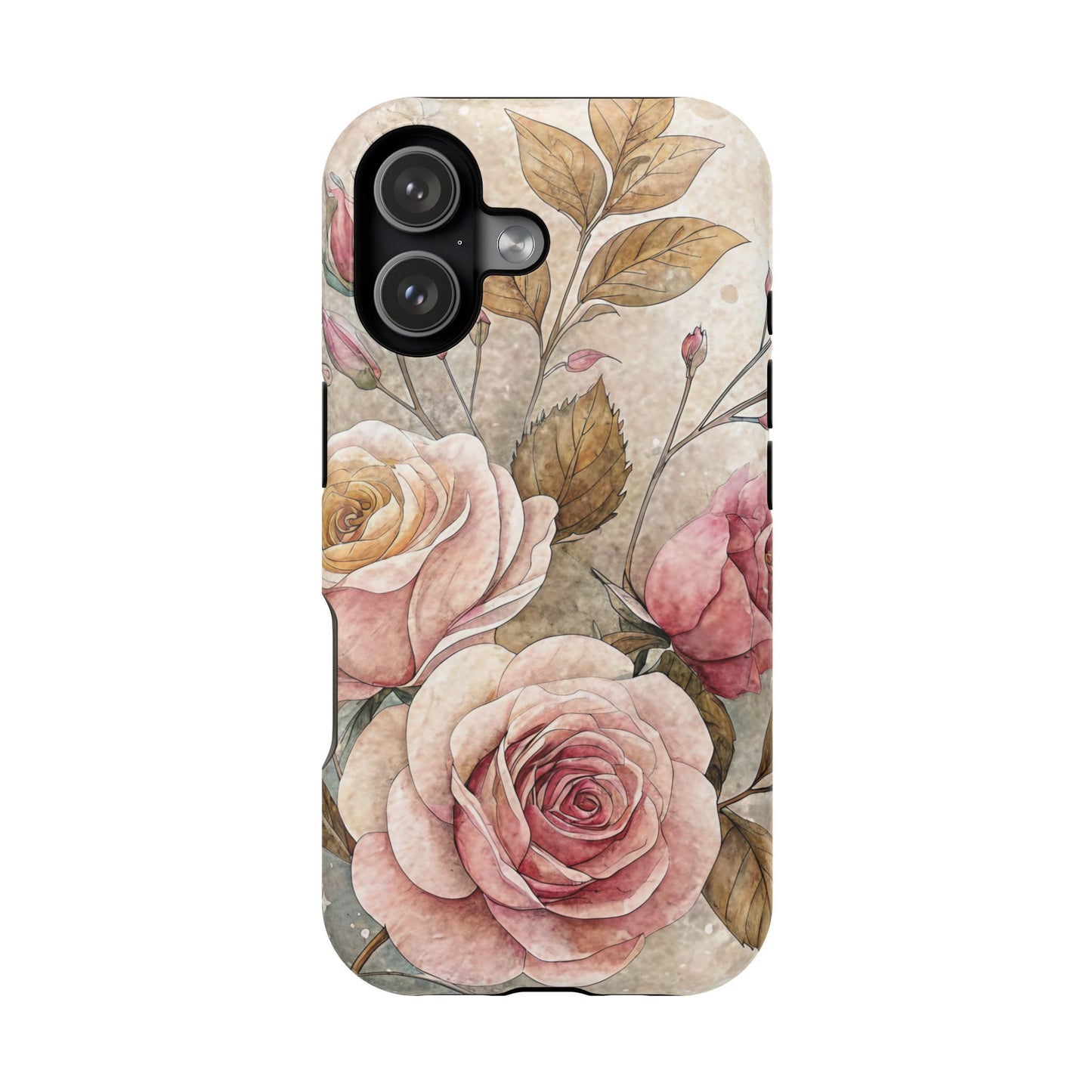 Vintage Rose iPhone Tough Case