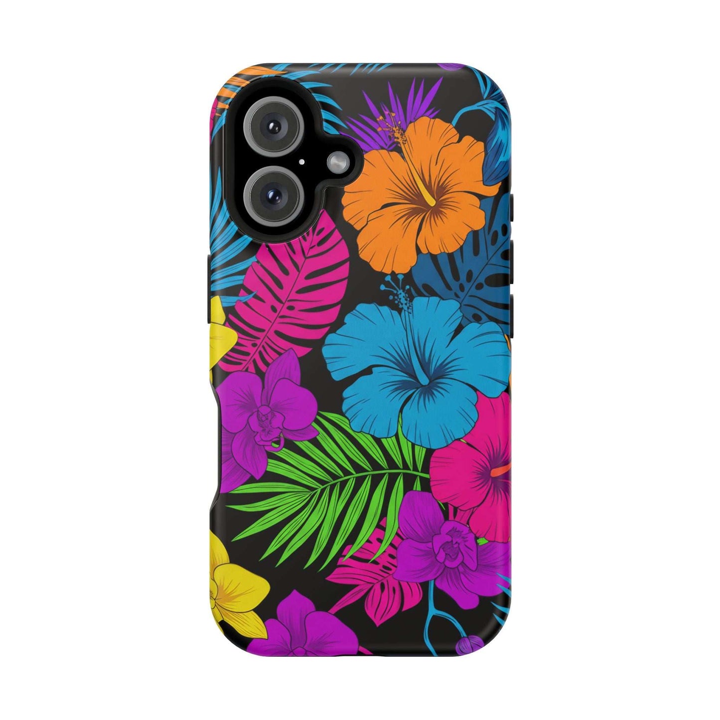 Modern Tropical Floral Design iPhone Case