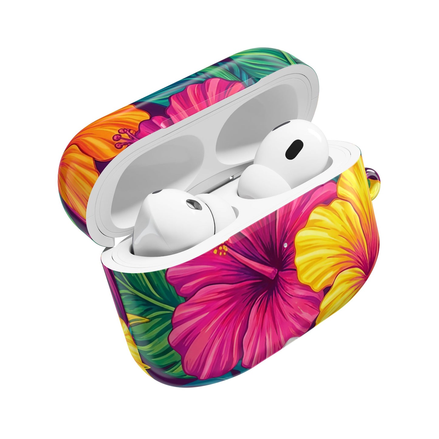 Vibrant Tropical Floral AirPod Case