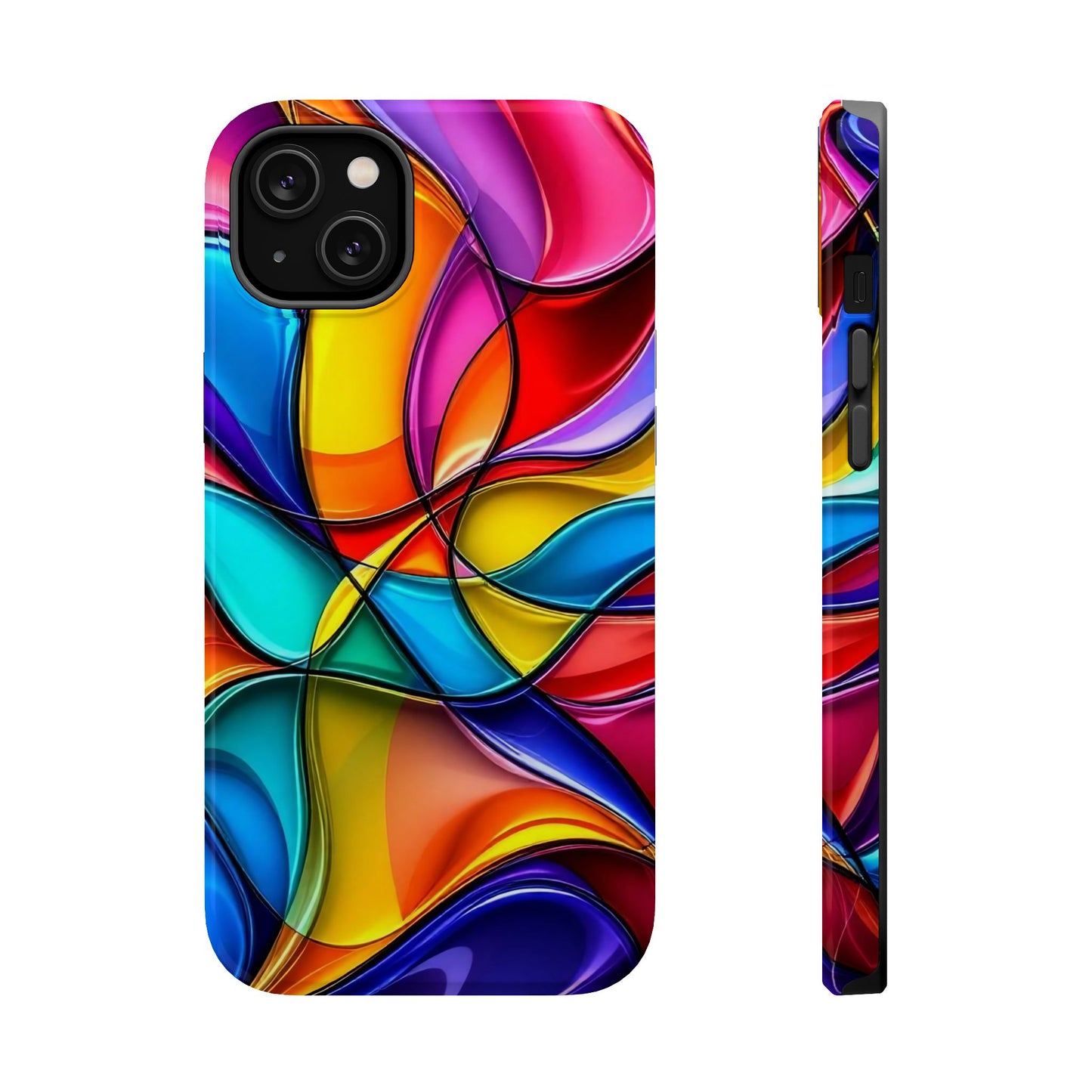 Rainbow Pride Art Design iPhone Tough Case