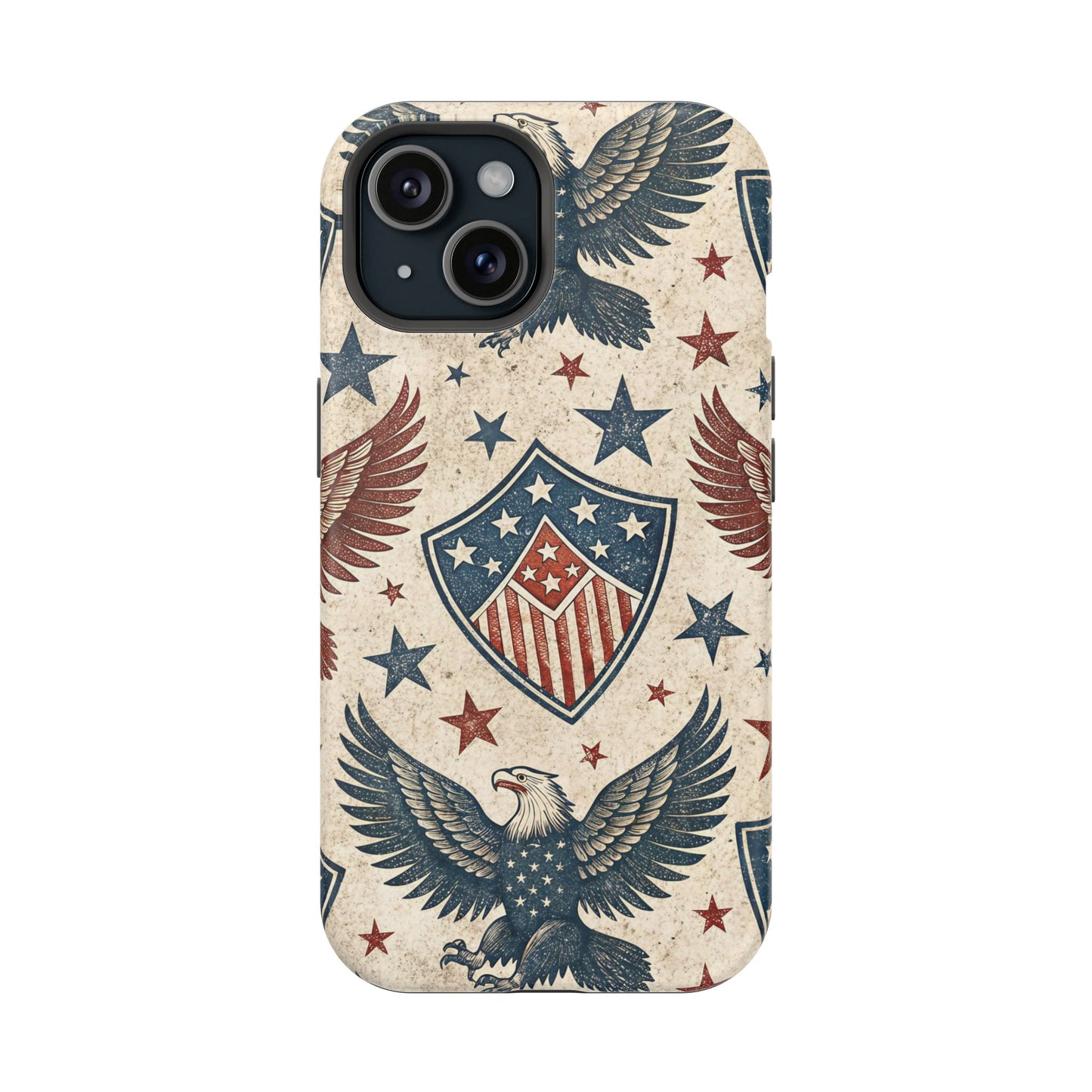 Vintage American Pride iPhone Tough Case