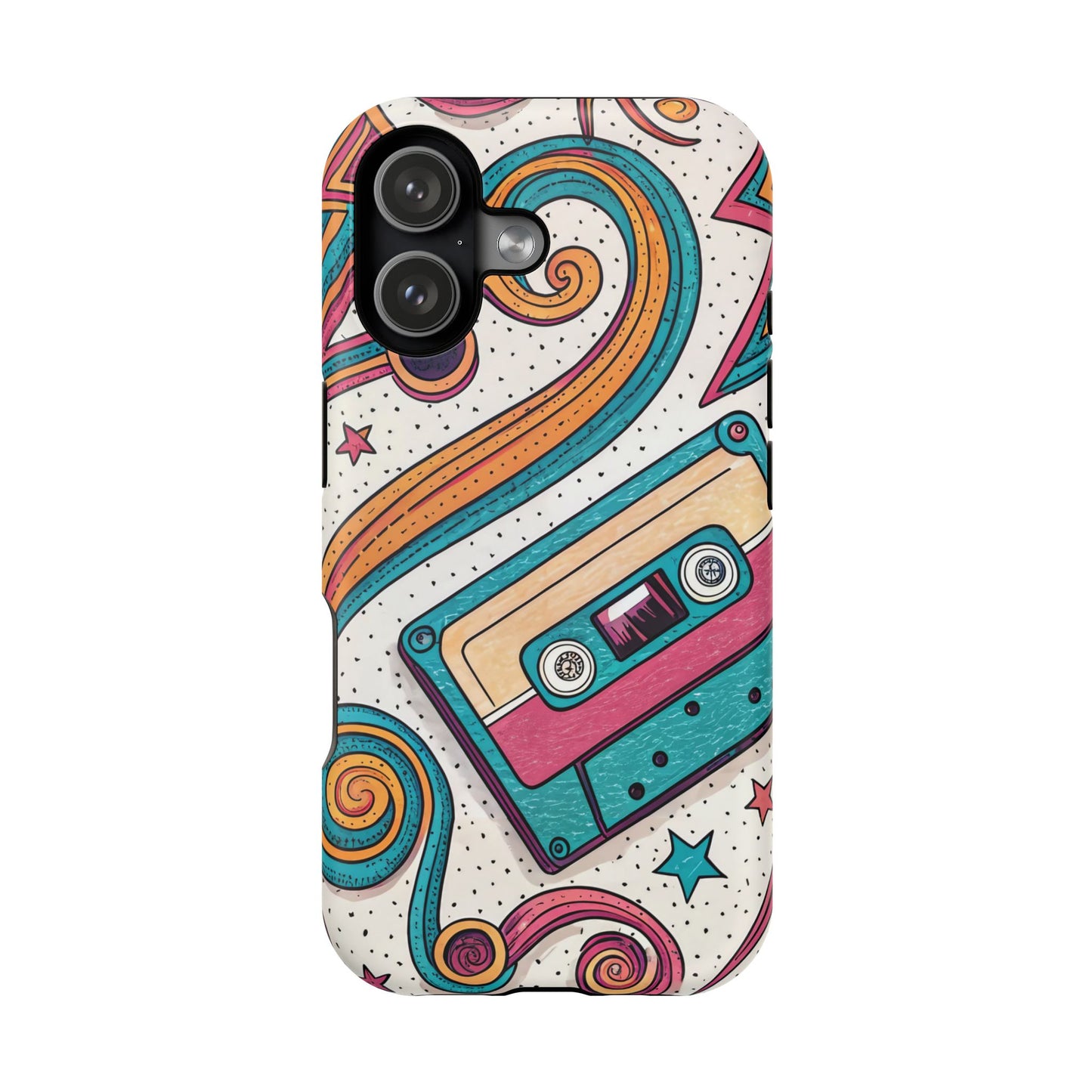 Retro Cassette Design iPhone Tough Case