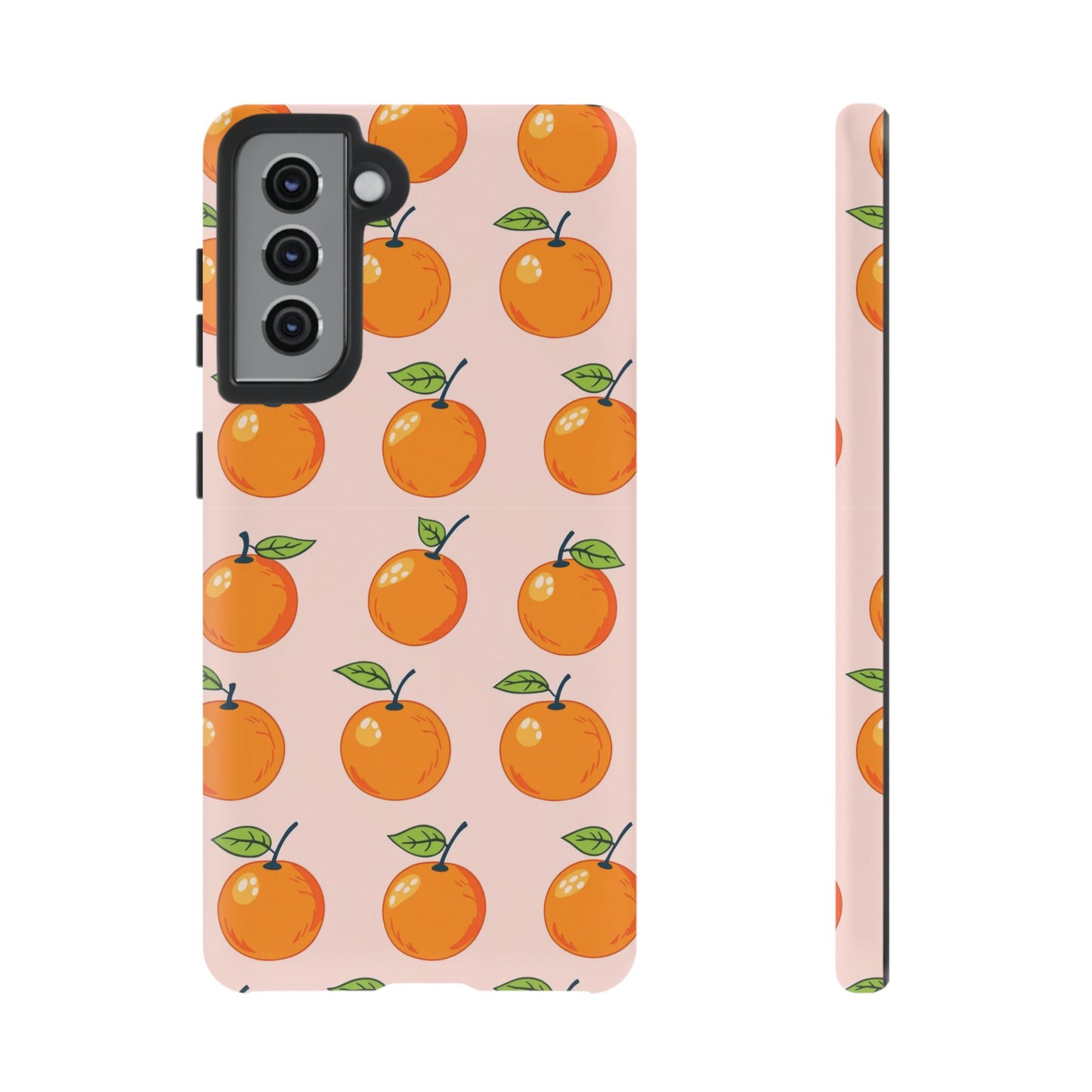 Orange Fruit Design Samsung Tough Phone Case