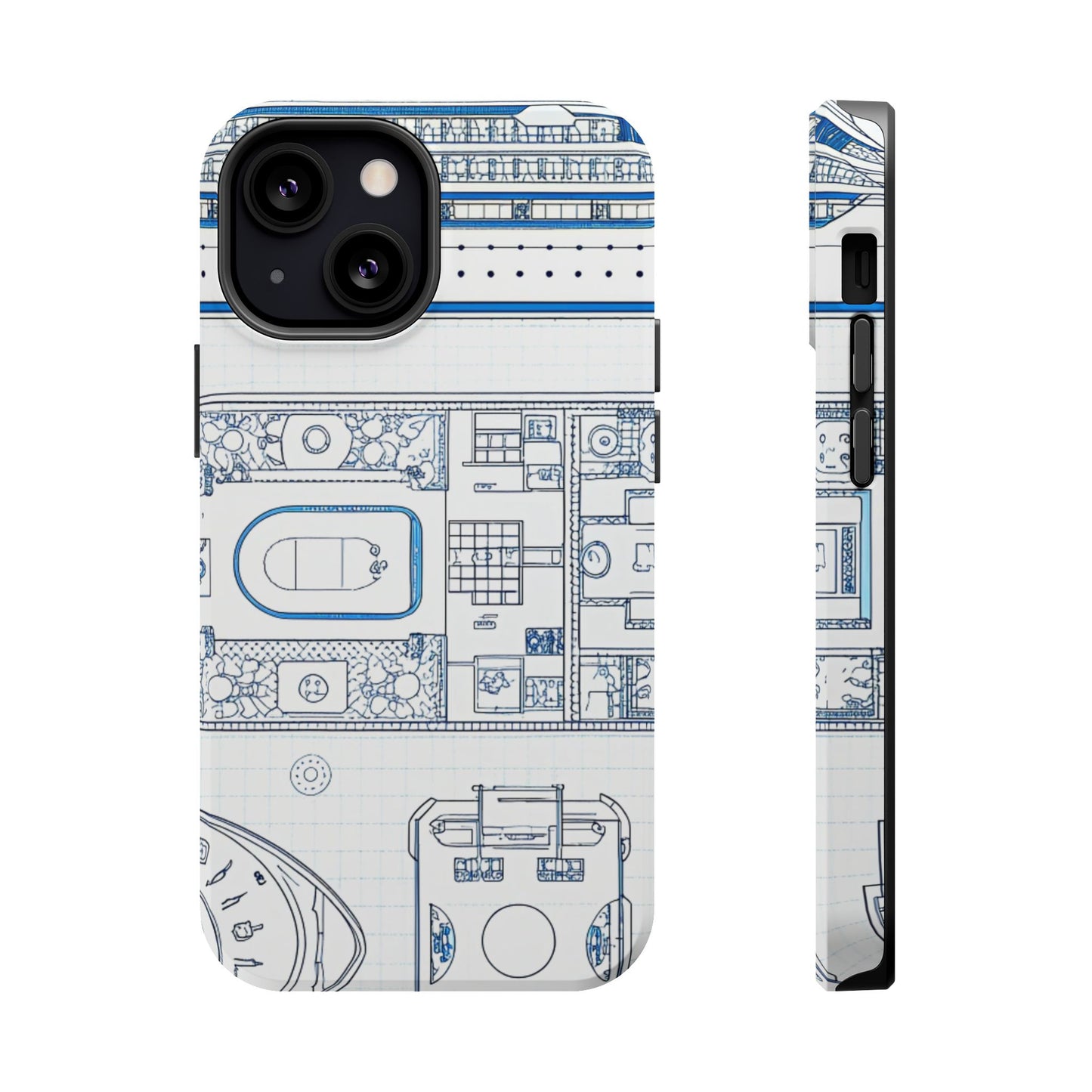 Cruise Ship Design Inspired iPhone Tough Case