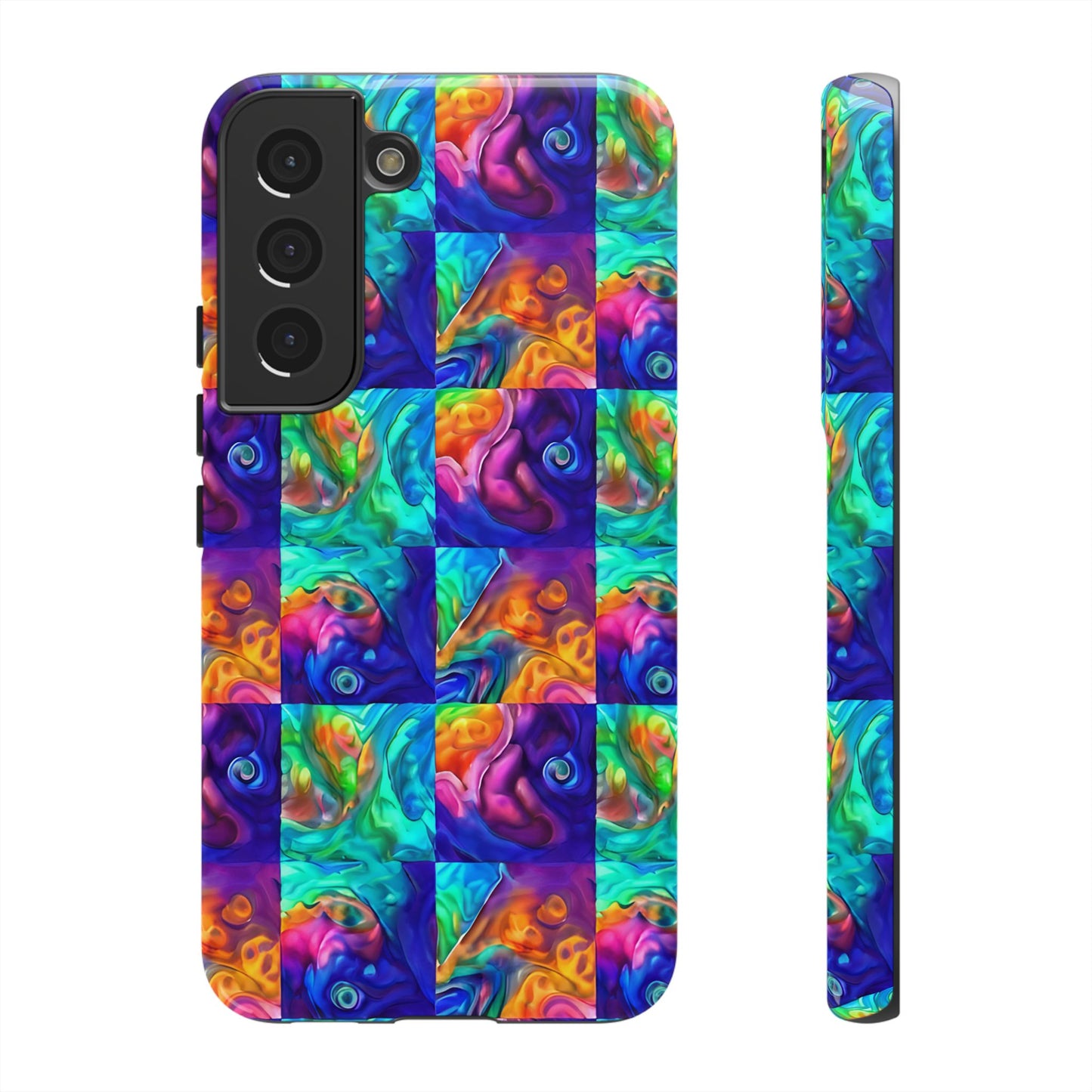 Abalone Swirl Samsung Phone Case — Glowing Shell Design