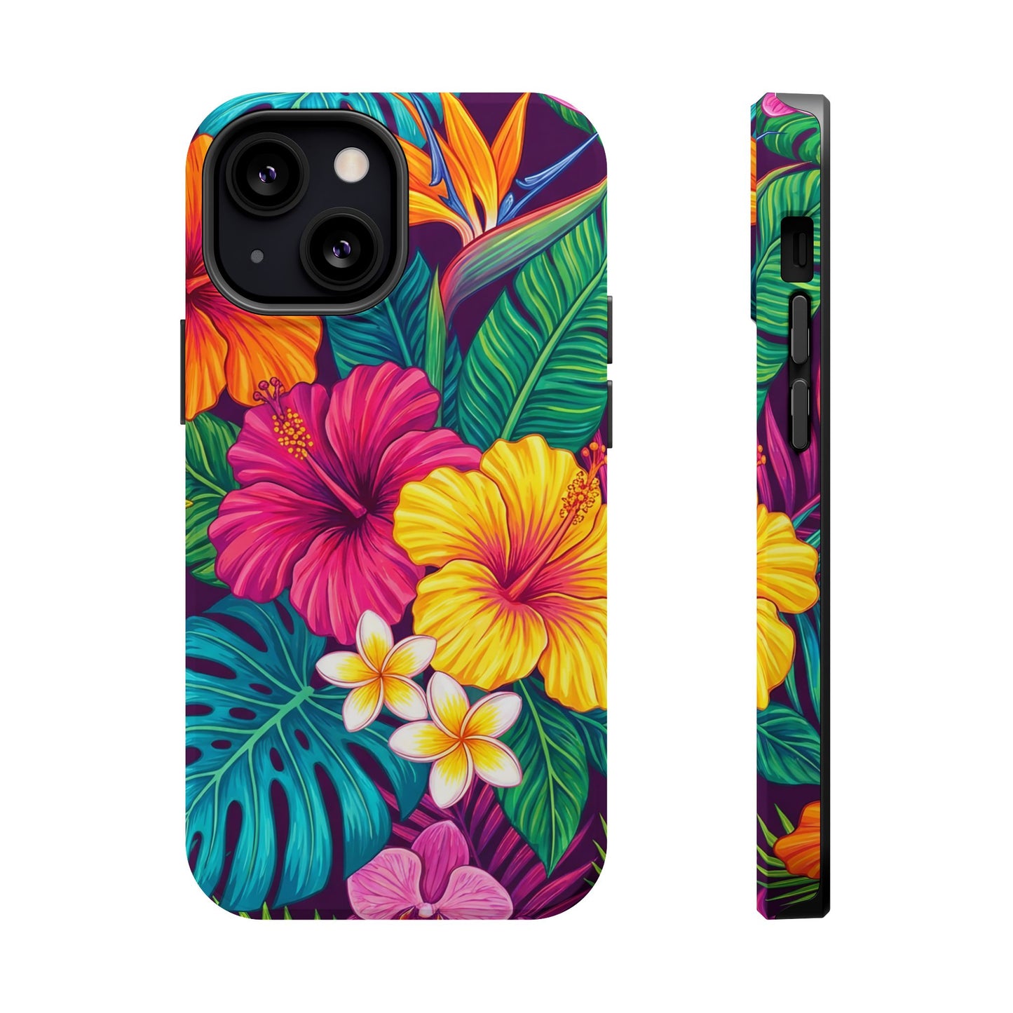 Vibrant Tropical iPhone Tough Case — Magnetic Impact-Resistant