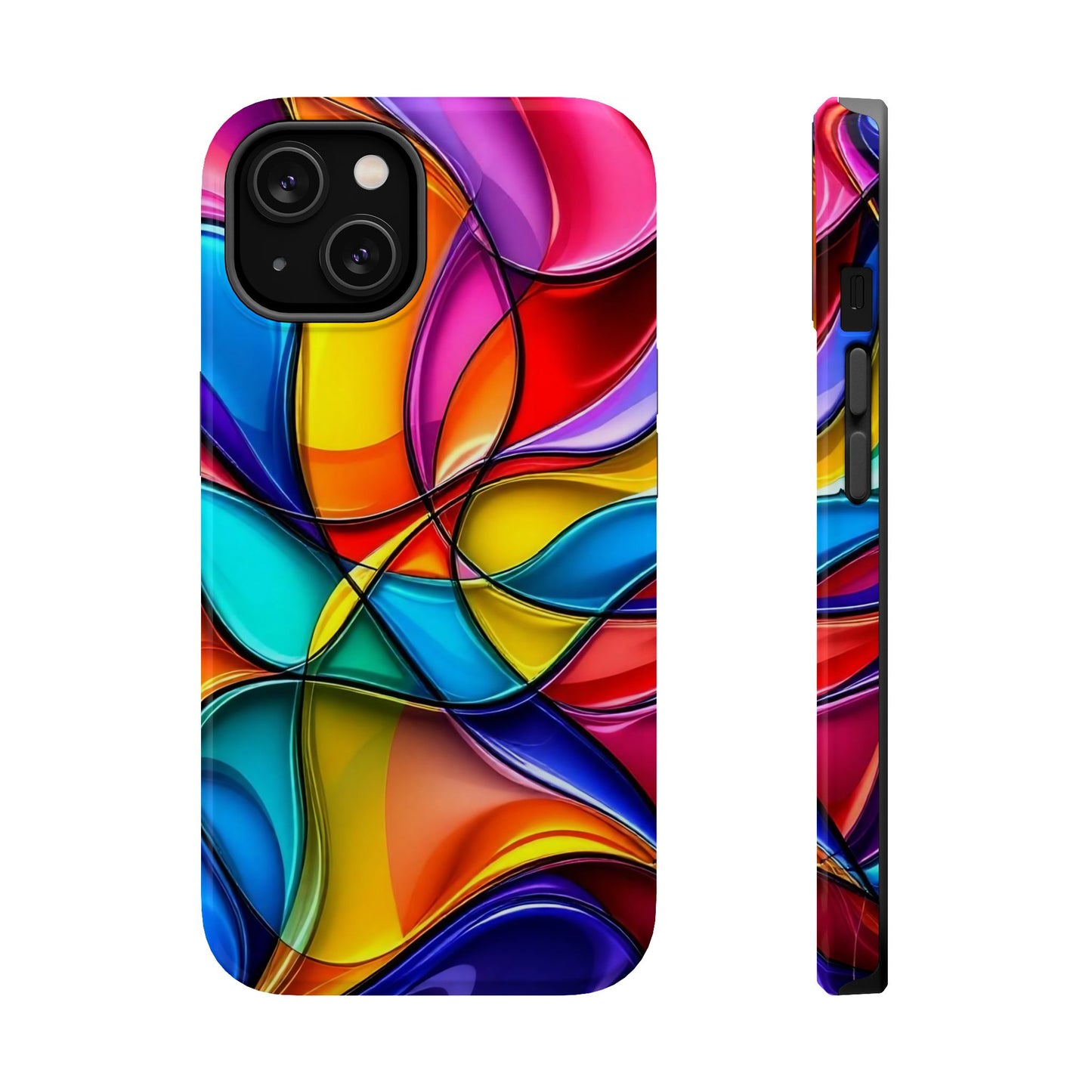 Rainbow Pride Art Design iPhone Tough Case