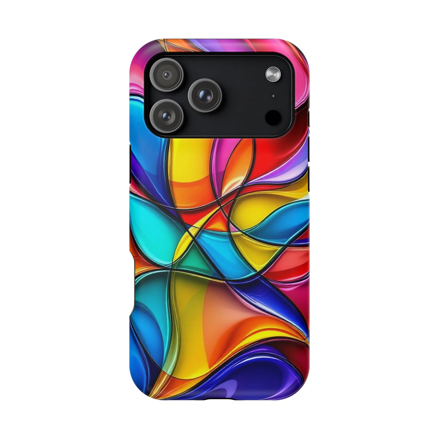 Rainbow Pride Art Design iPhone Tough Case