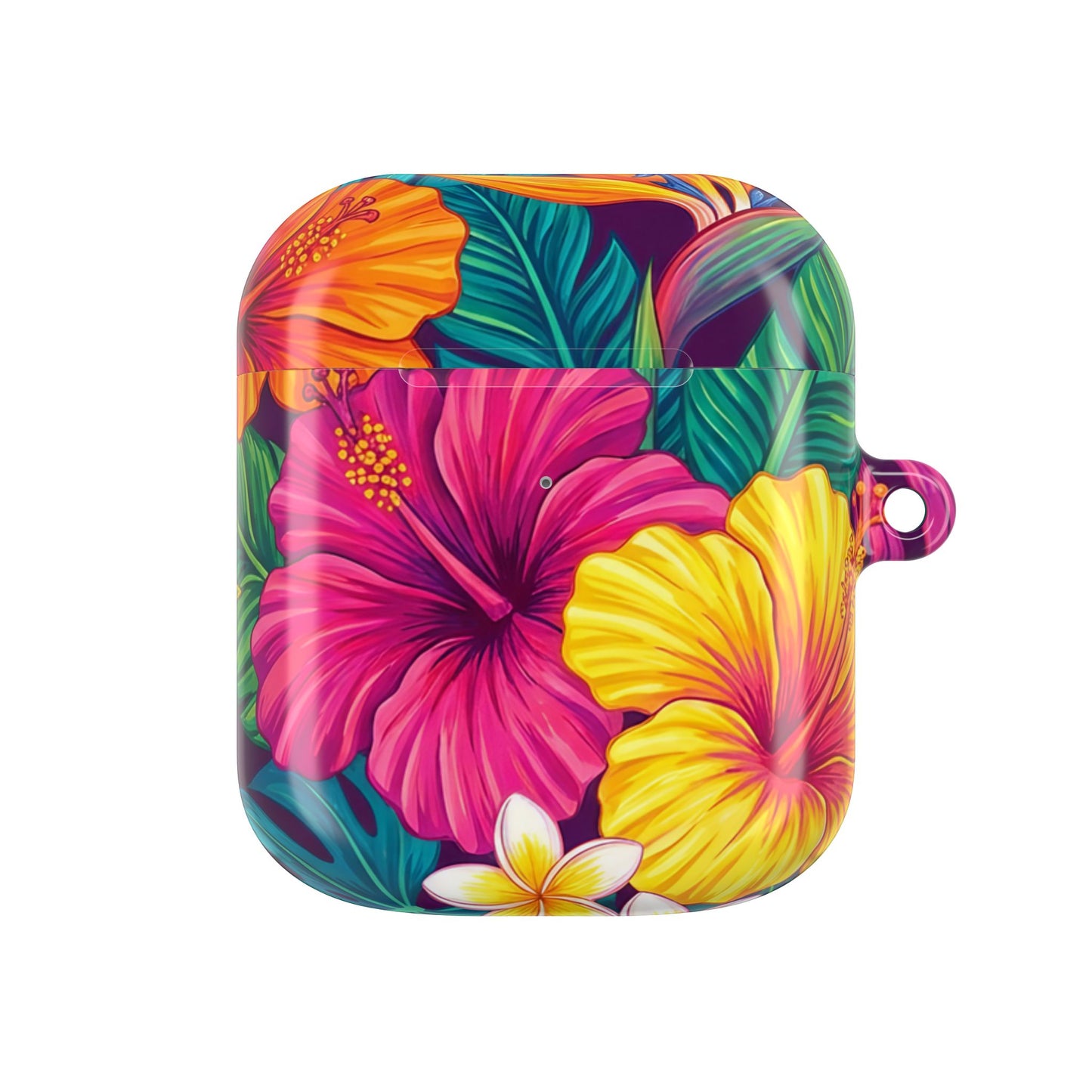 Vibrant Tropical Floral AirPod Case