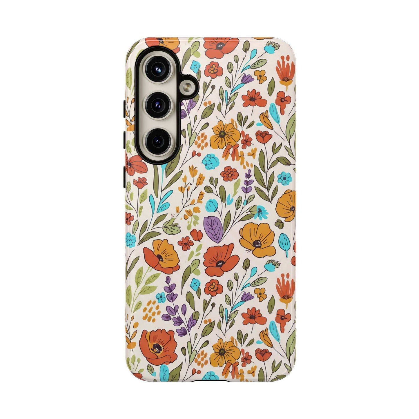 Floral Drawing Inspire Samsung Phone Case