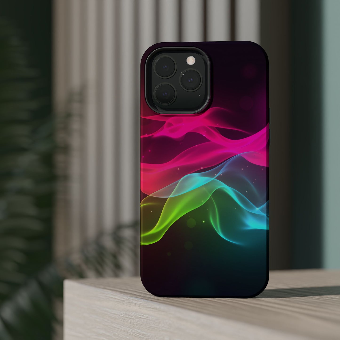 Ride the Rainbow Wave iPhone Tough Case