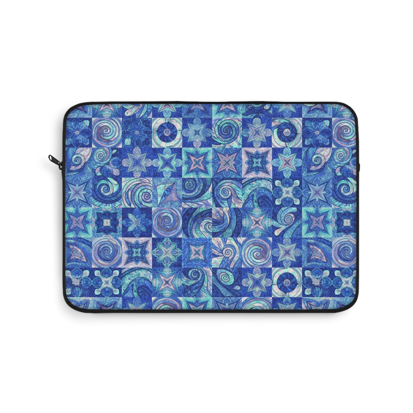 Blue Sea-Inspired Laptop Sleeve — Ocean Wave Laptop Case