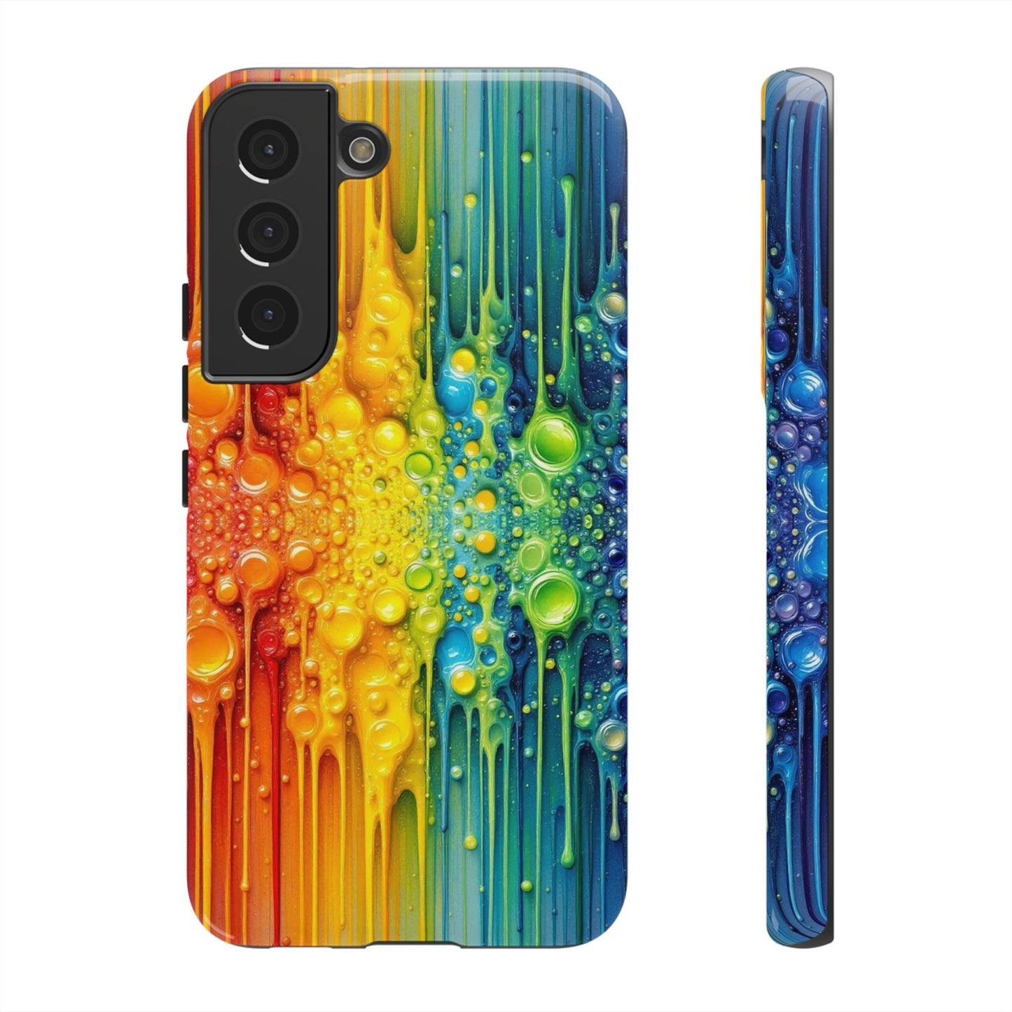 Rainbow Paint Splash Samsung Tough Case