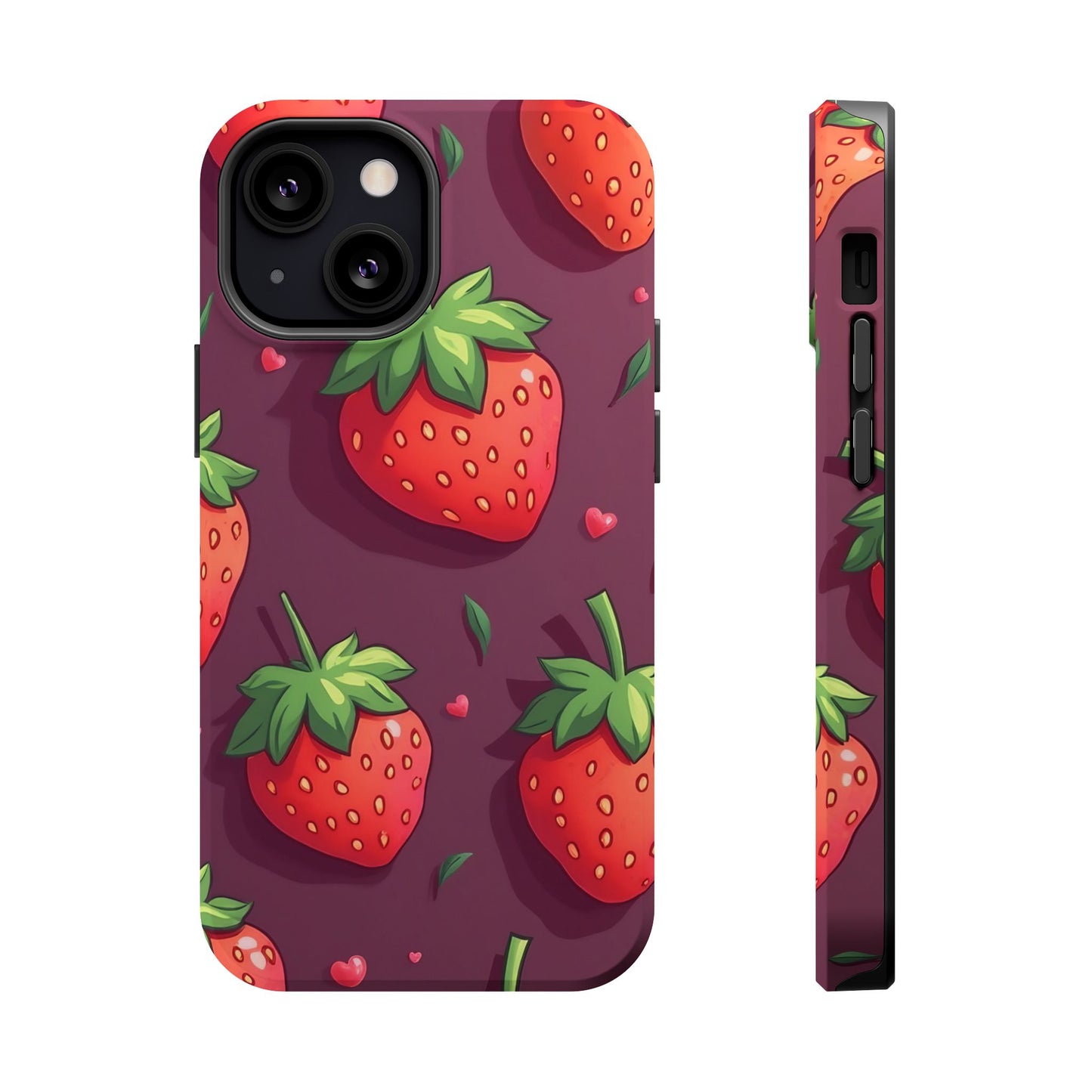 Strawberry Design iPhone Tough Phone Case