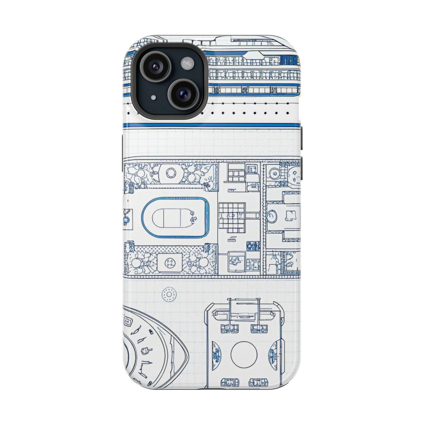 Cruise Ship Design Inspired iPhone Tough Case