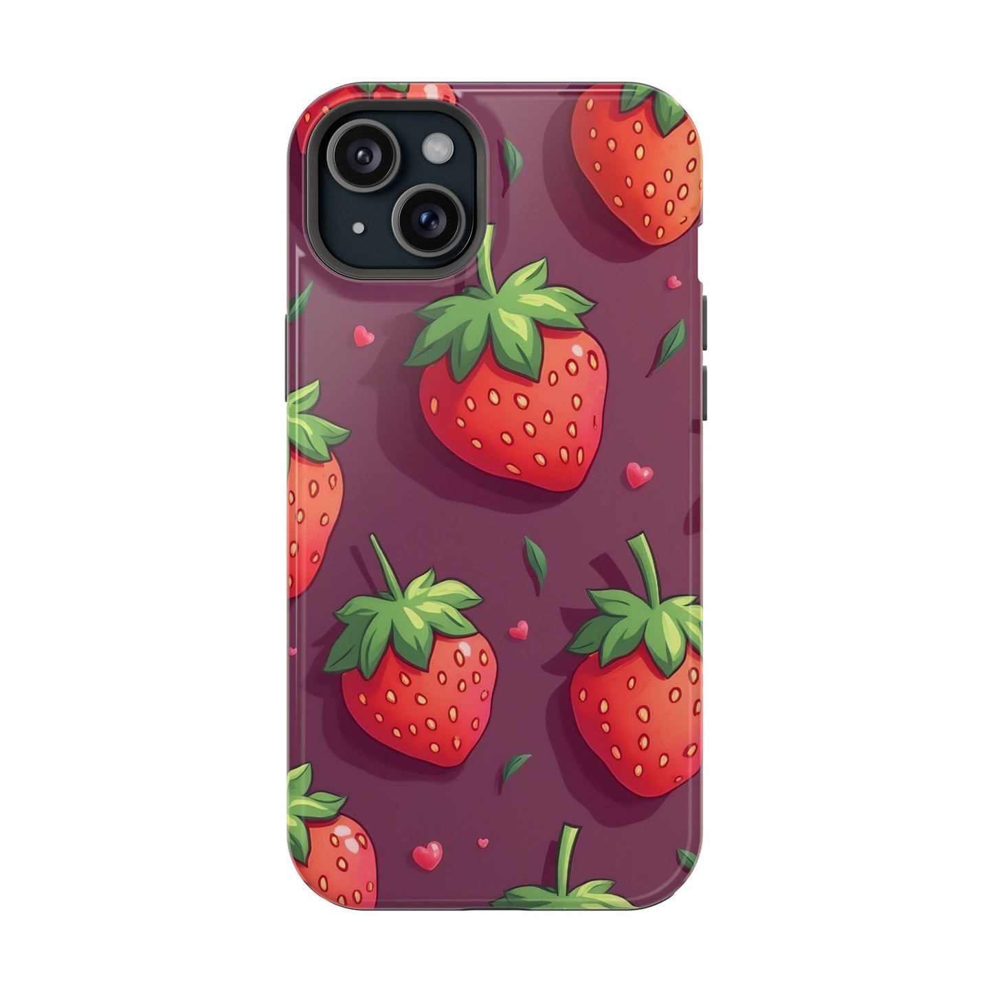 Strawberry Design iPhone Tough Phone Case