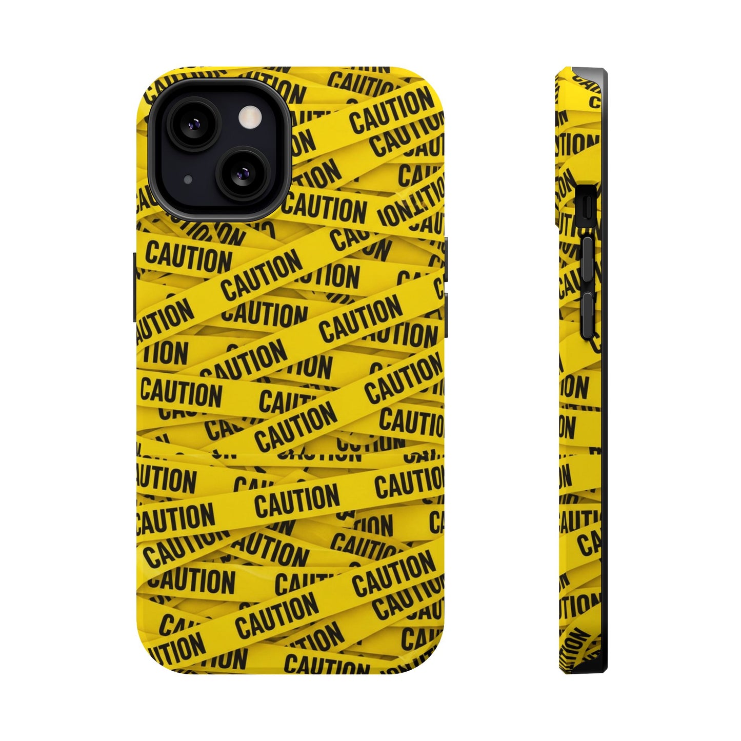 iPhone Tough Case - Caution Tape Design