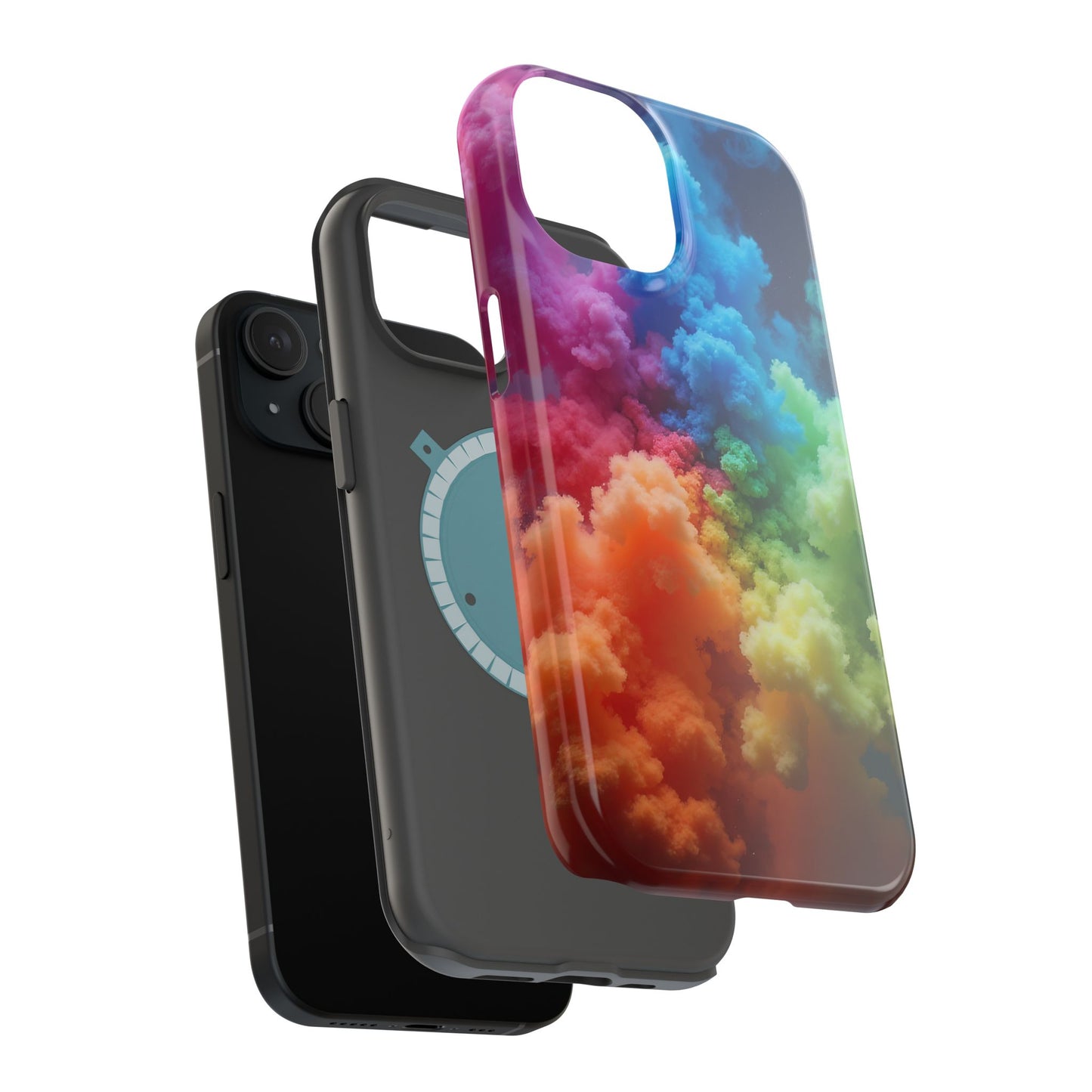 Rainbow Mist Tough Magnetic iPhone Case