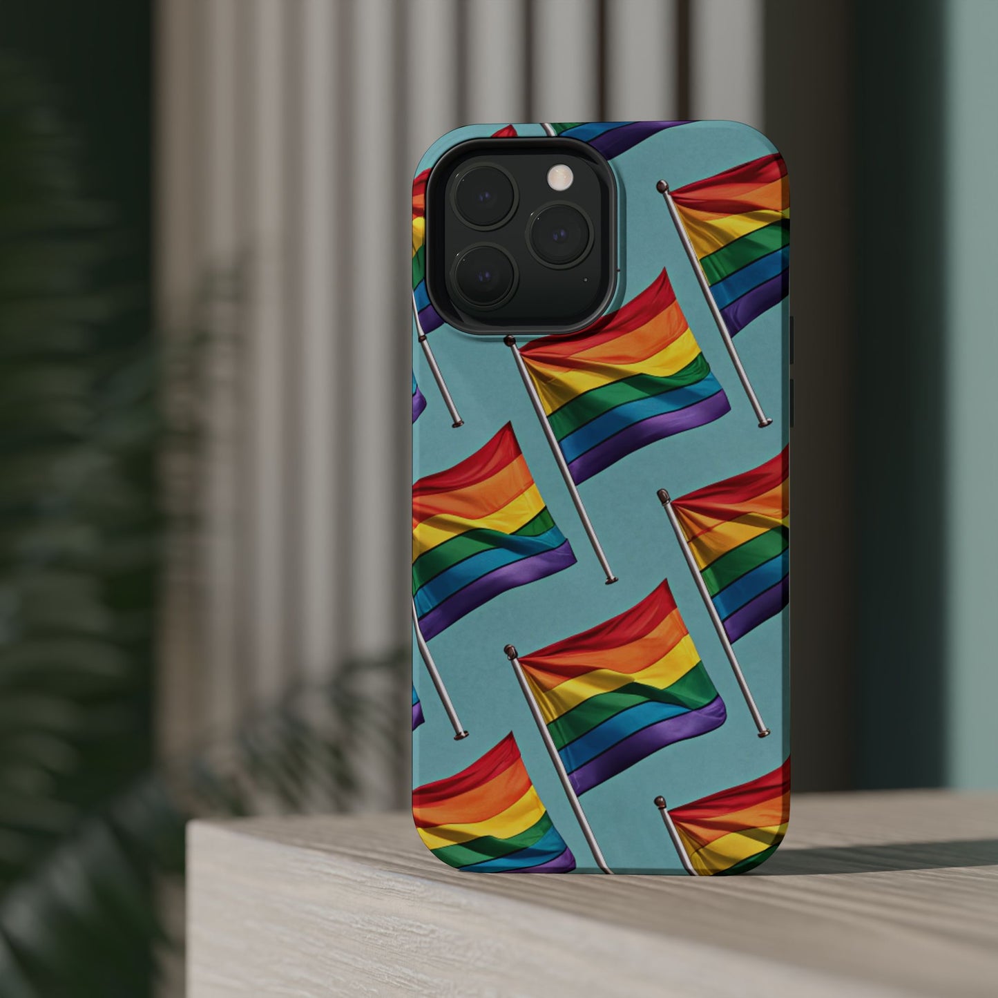Celebrate Pride Flag iPhone Case