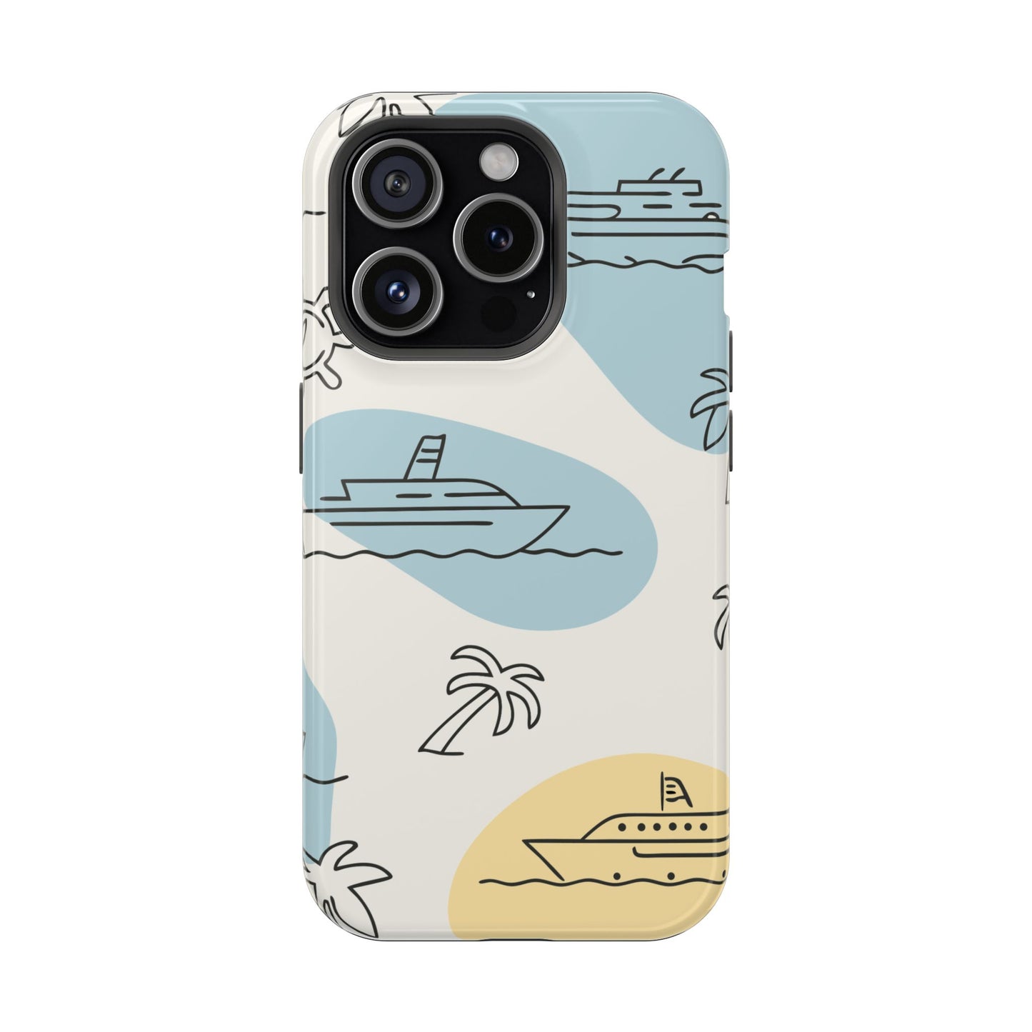 Retro Cruise Vacation iPhone Tough Case