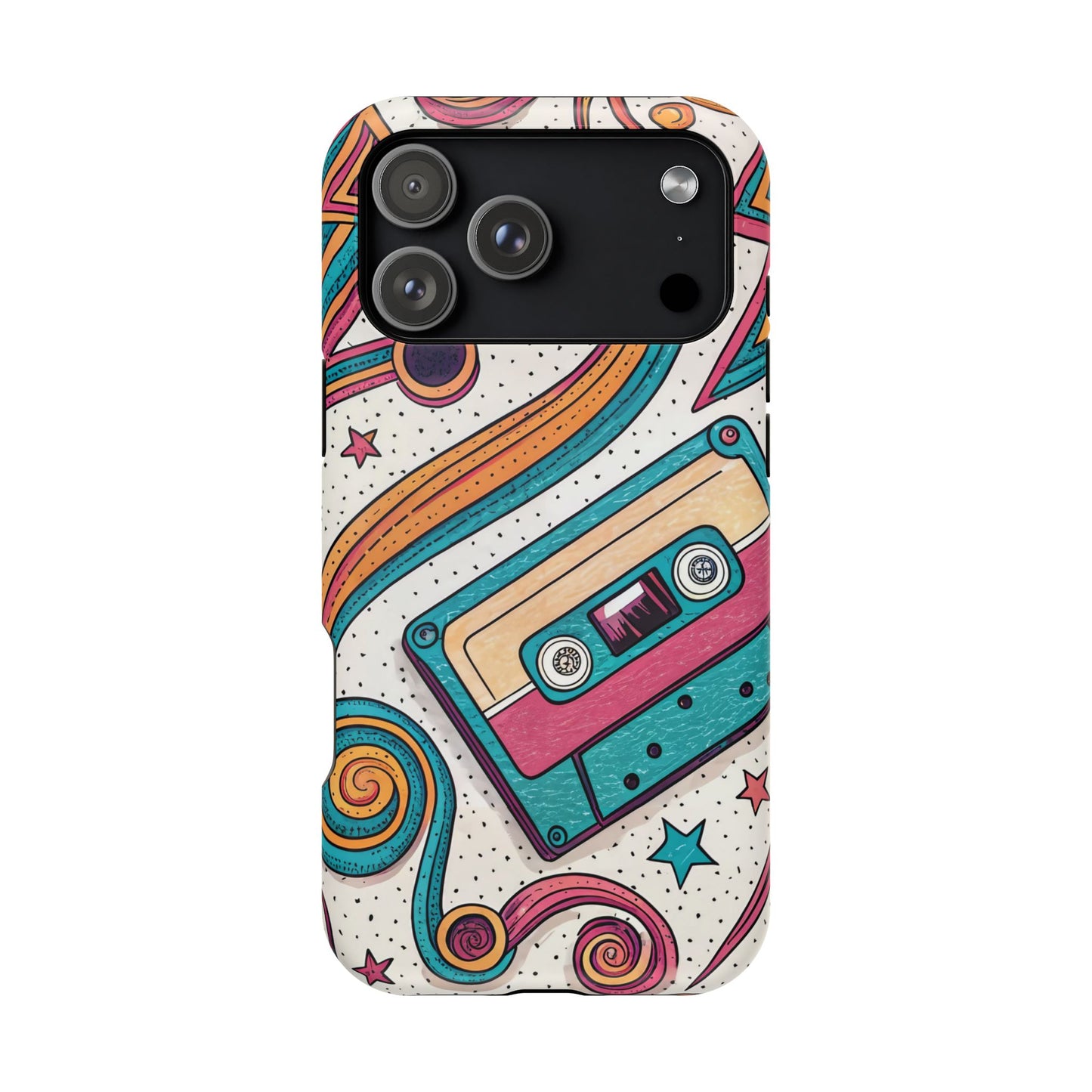 Retro Cassette Design iPhone Tough Case