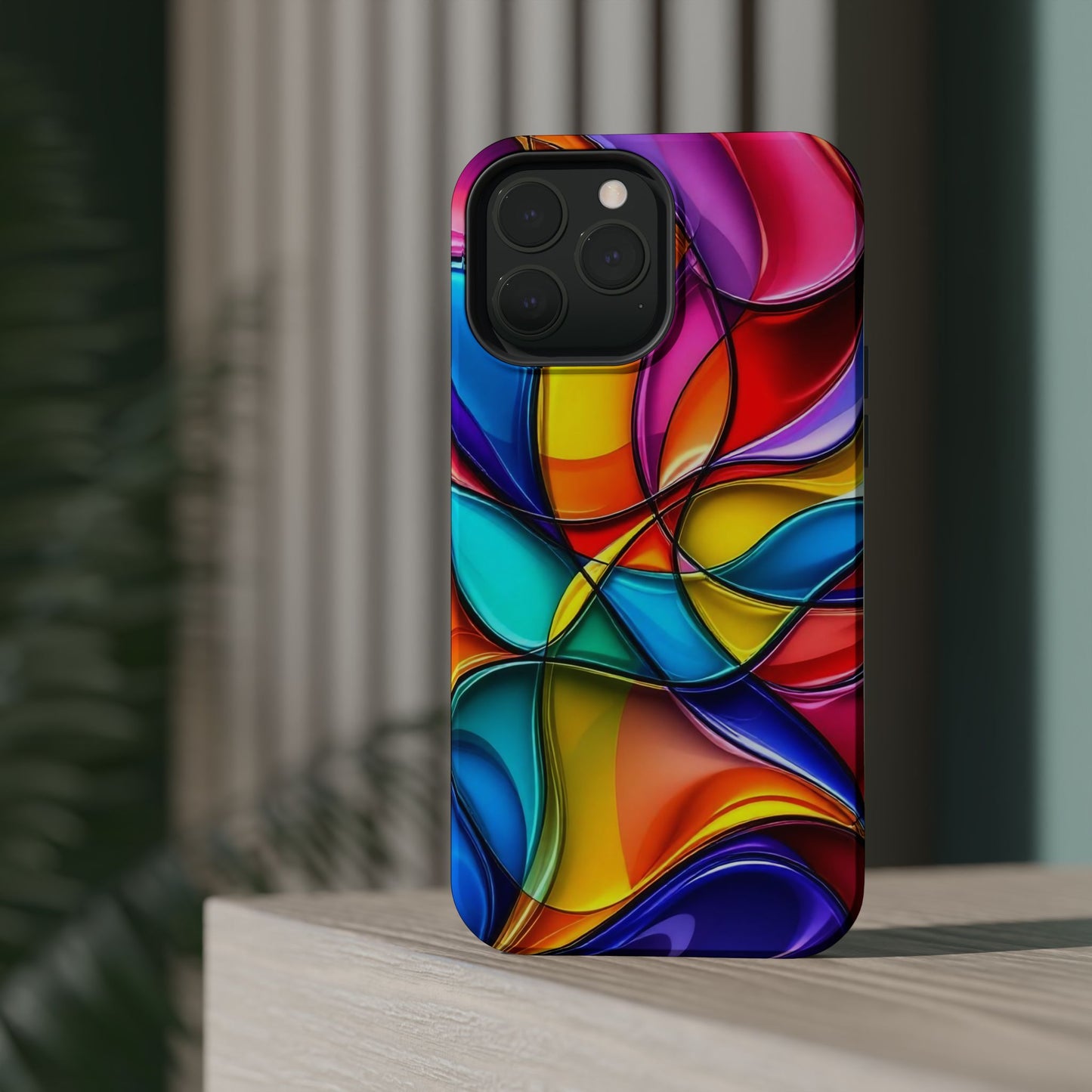 Rainbow Pride Art Design iPhone Tough Case