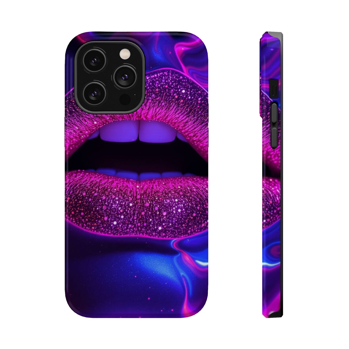 Purple Kiss Design iPhone Tough Case