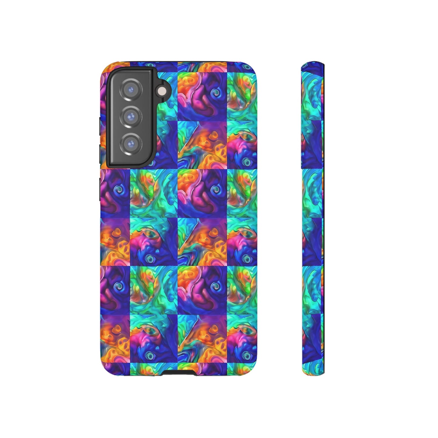 Abalone Swirl Samsung Phone Case — Glowing Shell Design