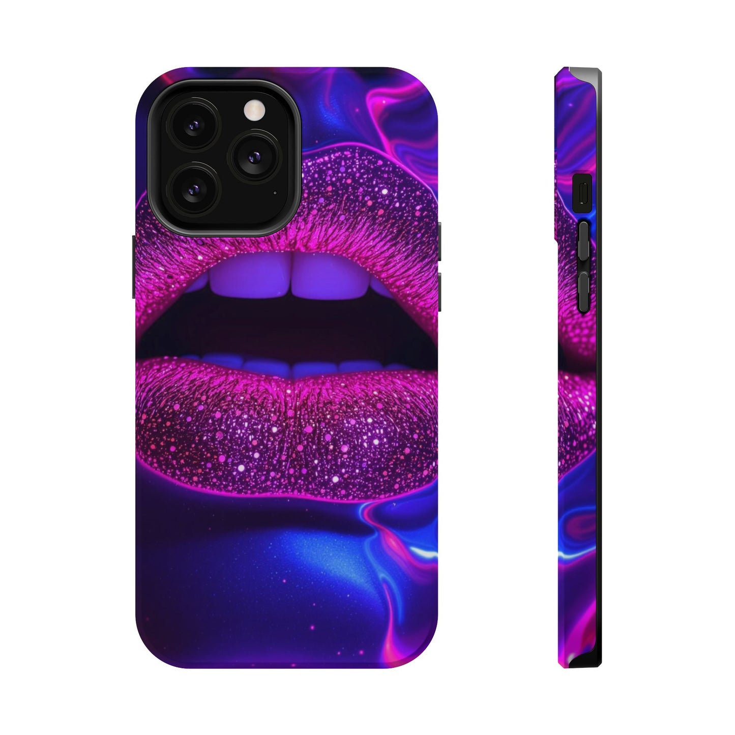 Purple Kiss Design iPhone Tough Case