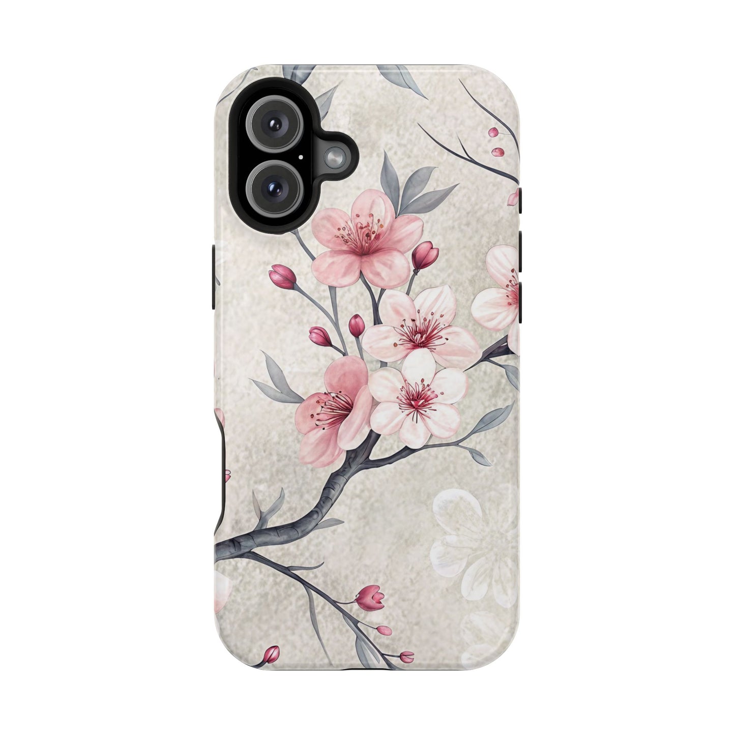 Japanese Cherry Blossom Magnetic iPhone Tough Cases