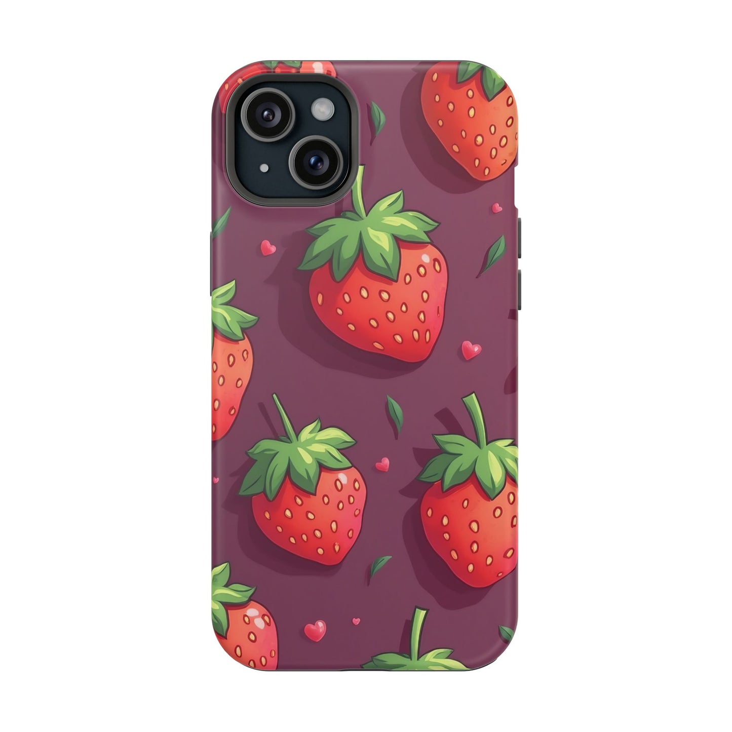 Strawberry Design iPhone Tough Phone Case