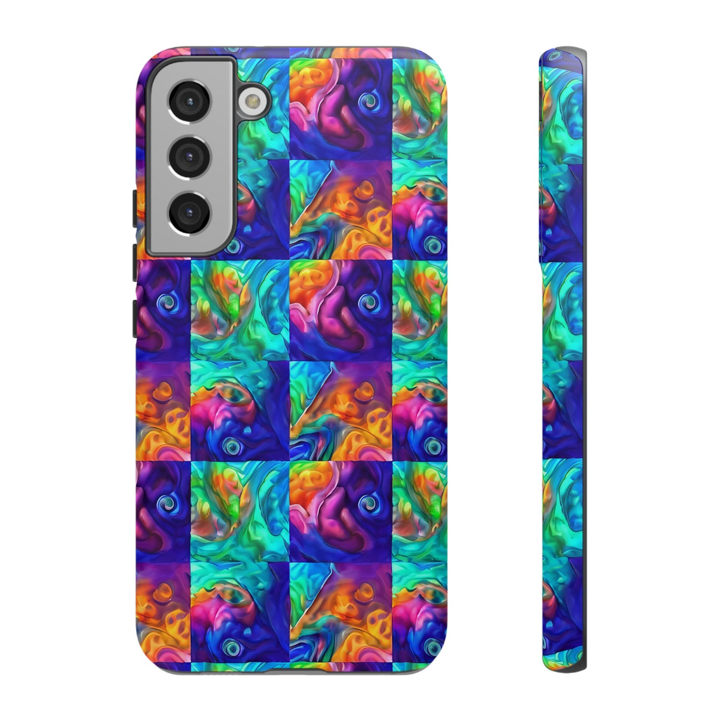 Abalone Swirl Samsung Phone Case — Glowing Shell Design