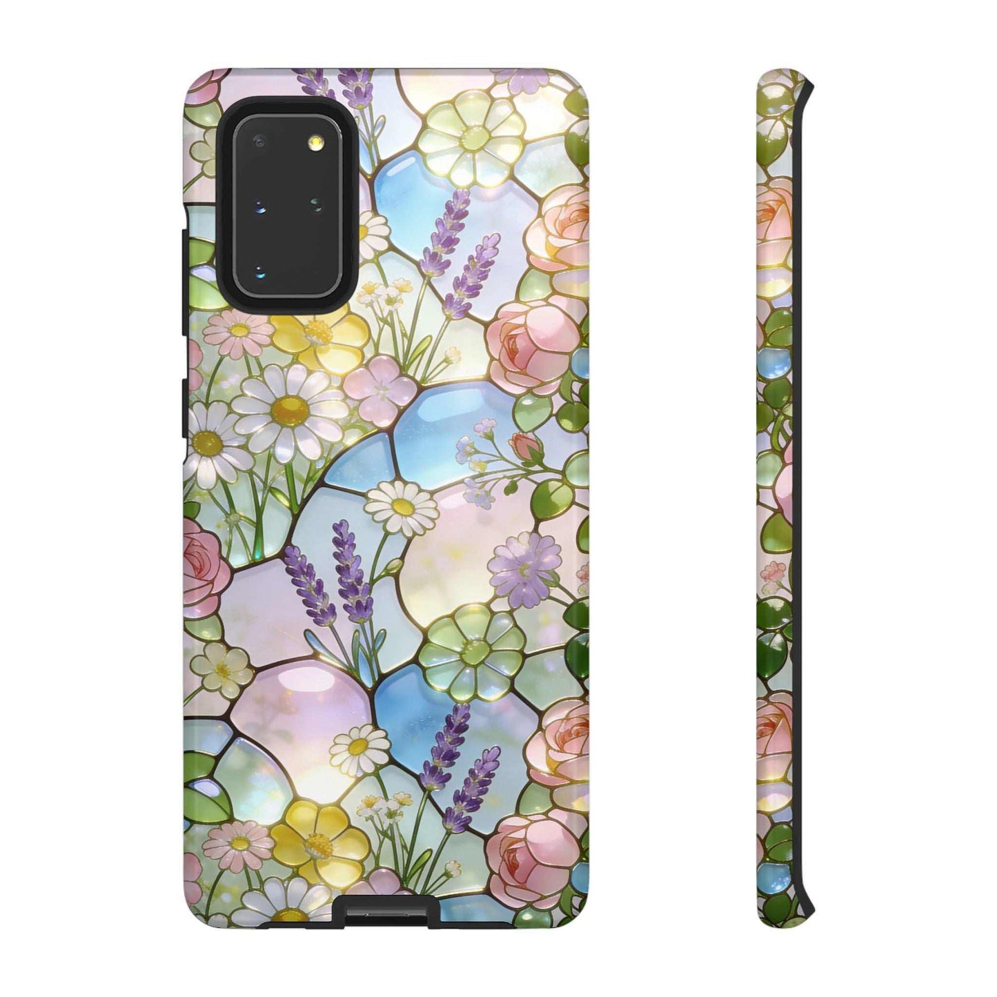 Floral Stained Glass Samsung Phone Case — Tough Cases