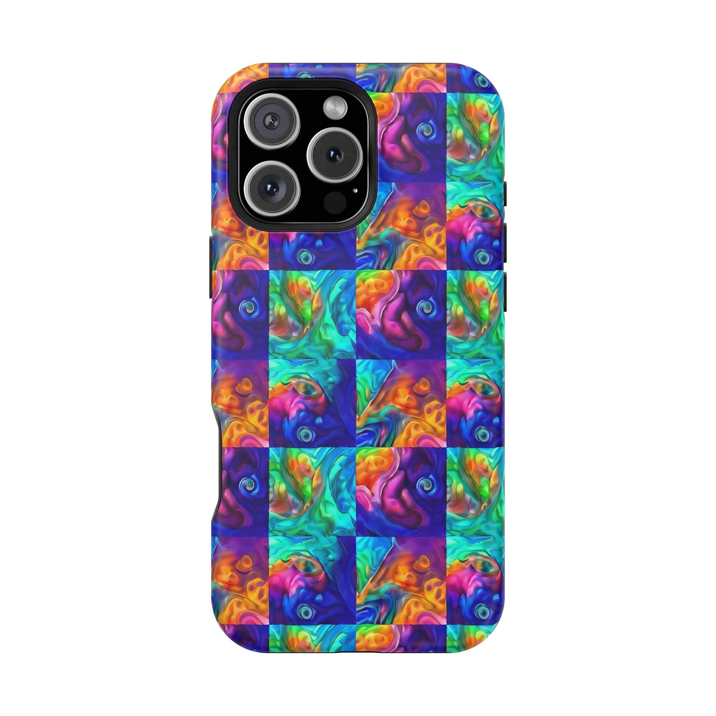 Abalone Swirl iPhone Case — Glowing Shell Impact-Resistant Case